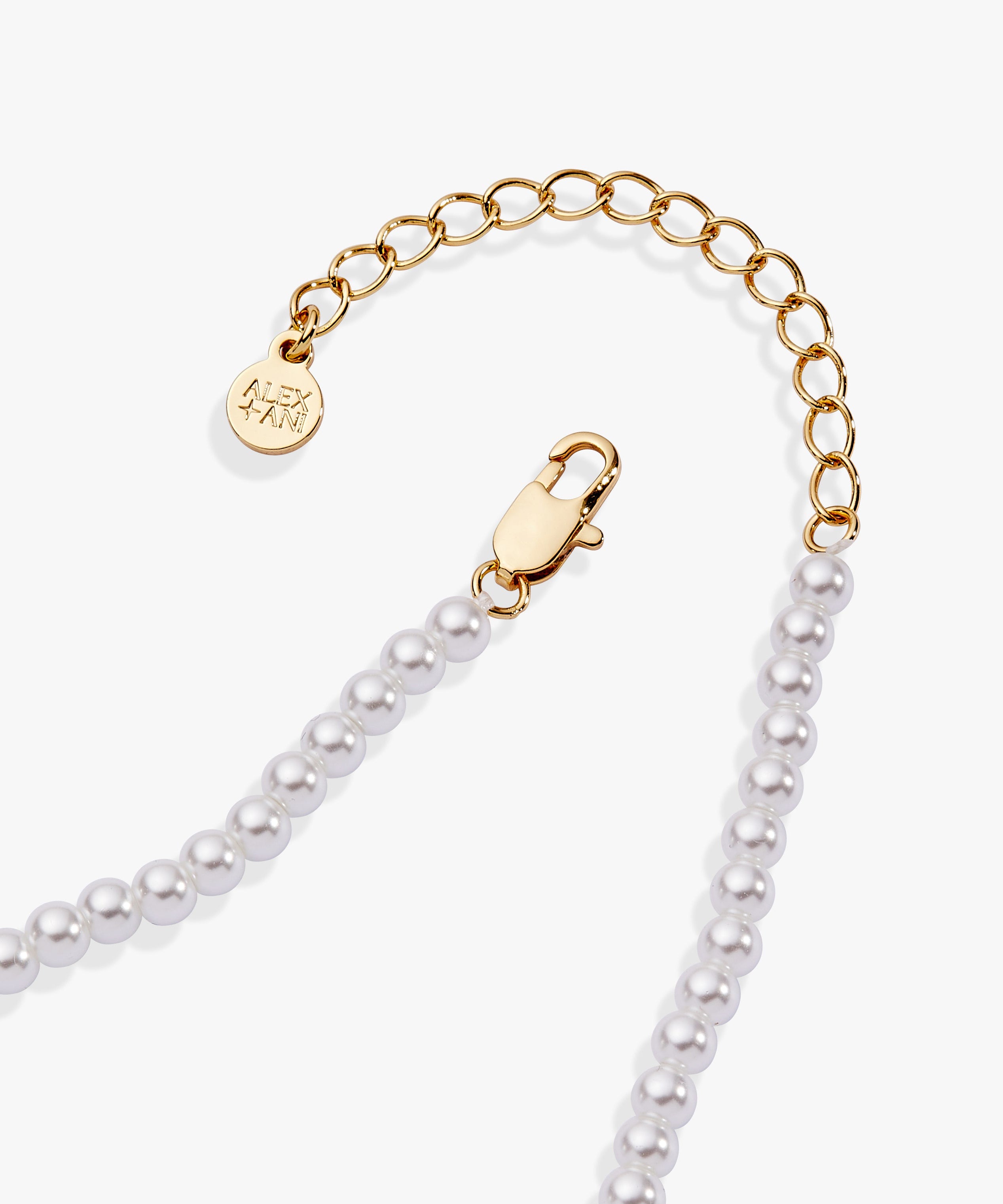 Crystal and Pearl Beaded Necklace