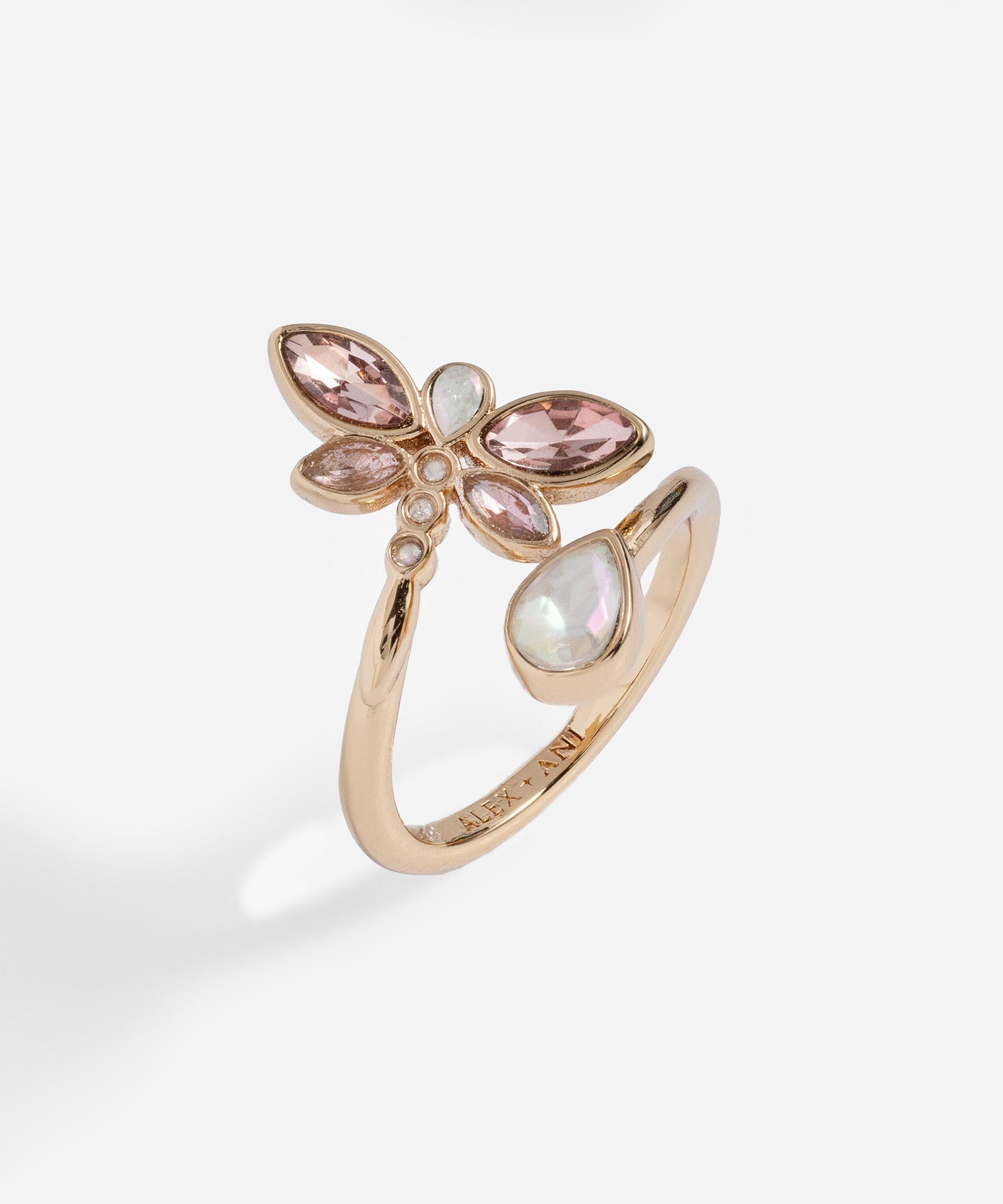 Crystal Dragonfly Ring