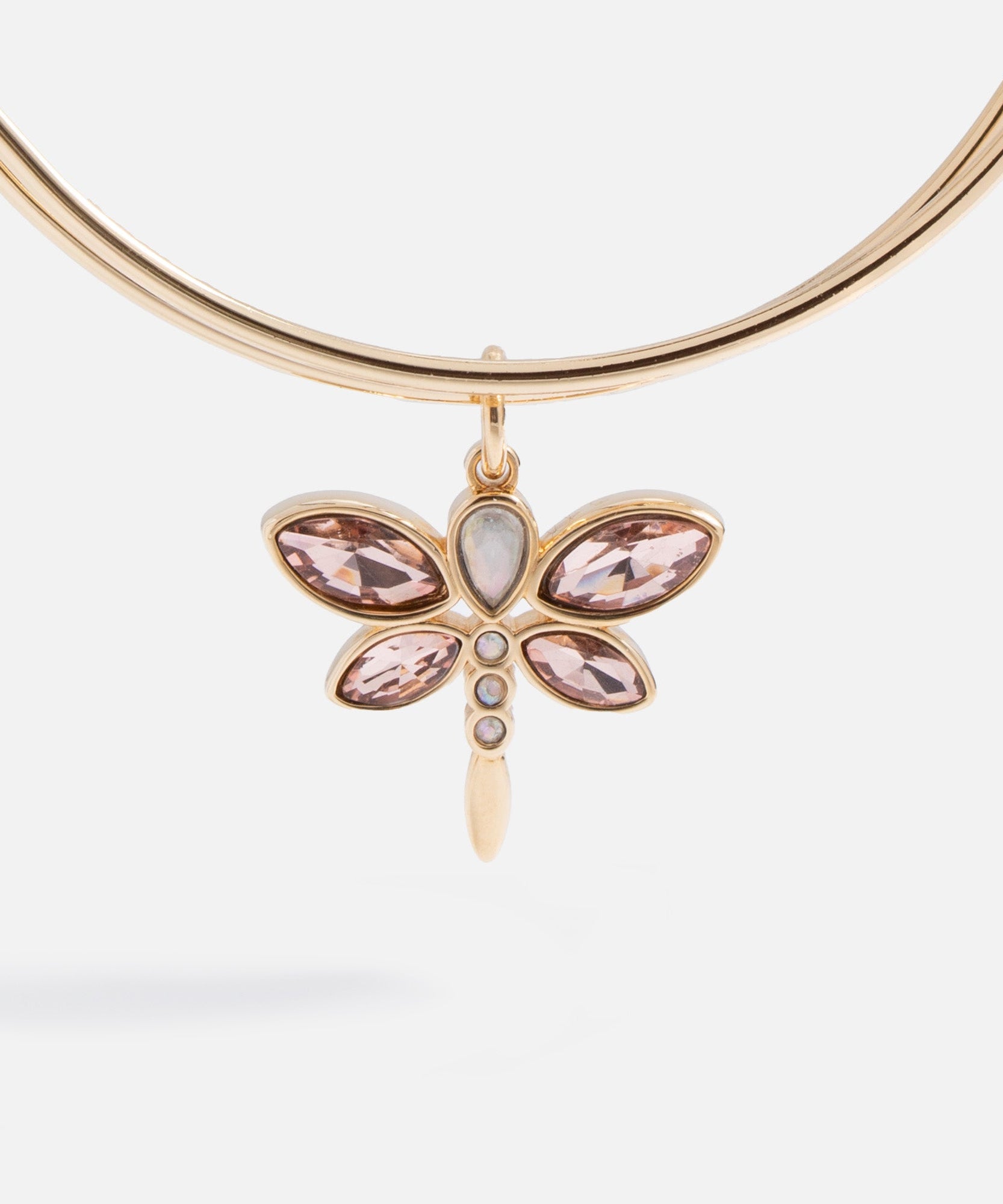 Crystal Dragonfly Bangle
