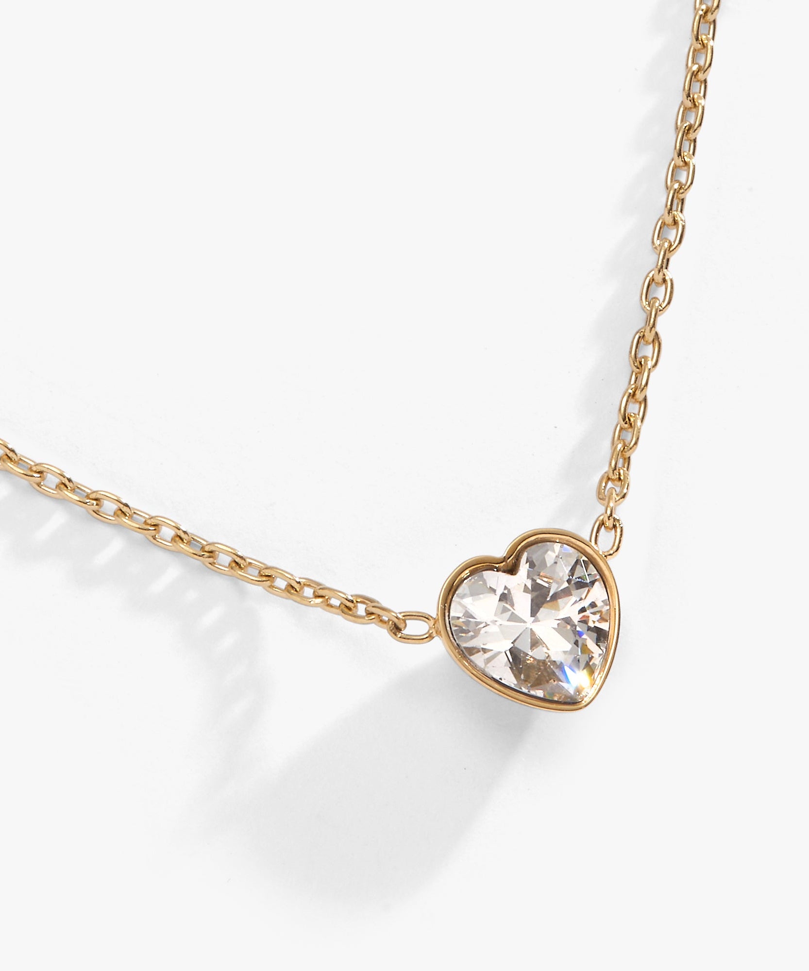 Crystal Heart Pendant Necklace