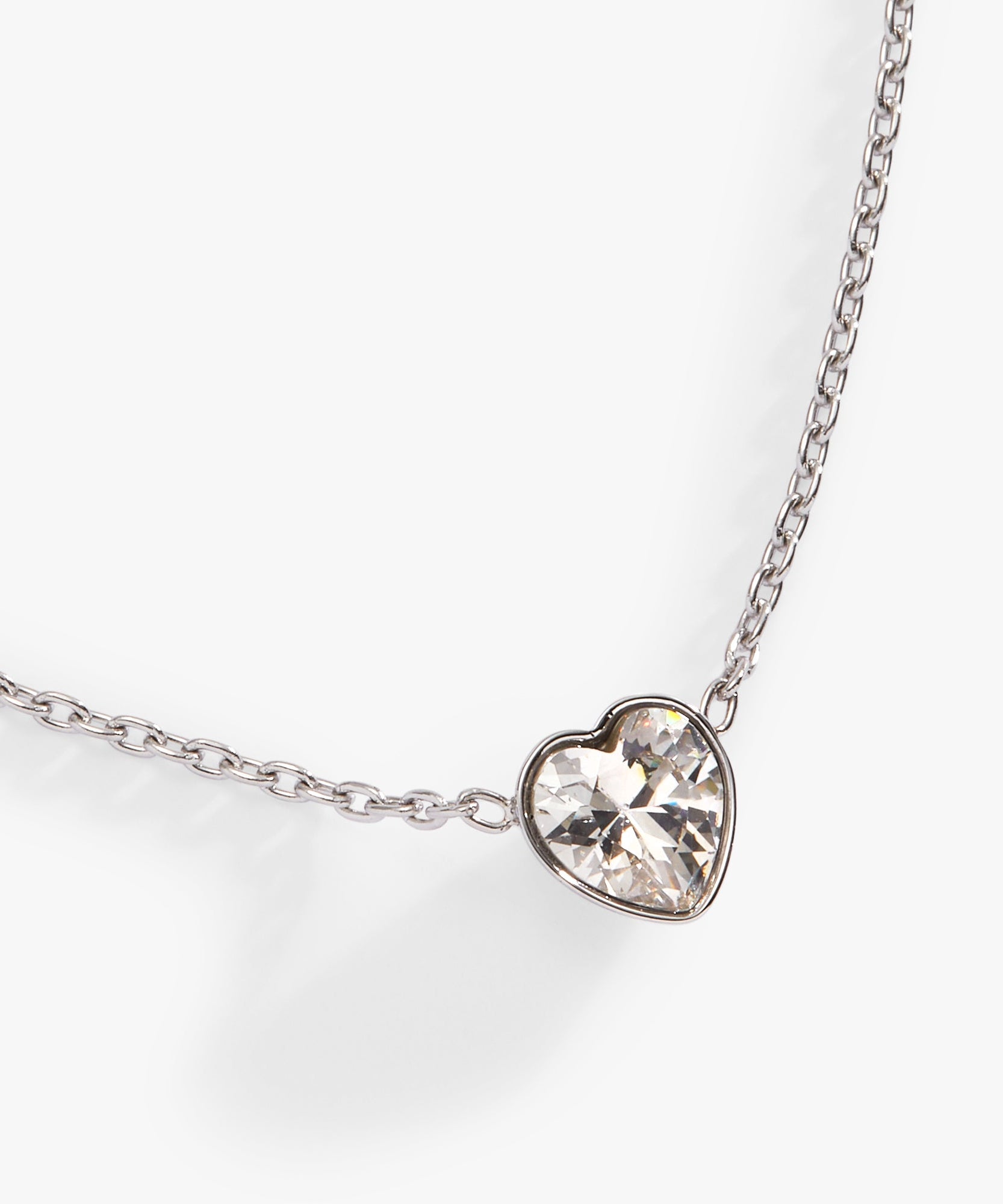 Crystal Heart Pendant Necklace