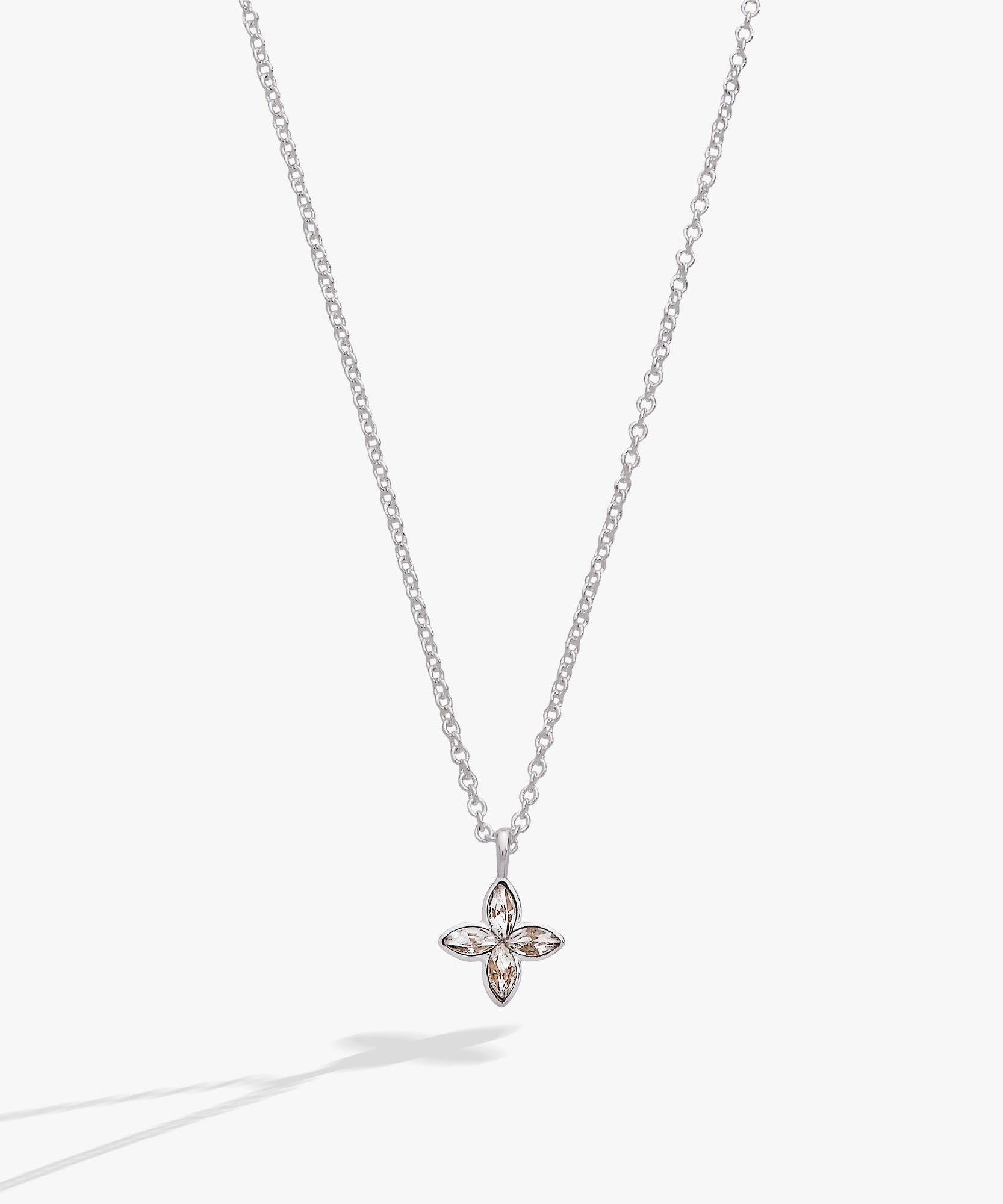 Crystal Logo Star Necklace