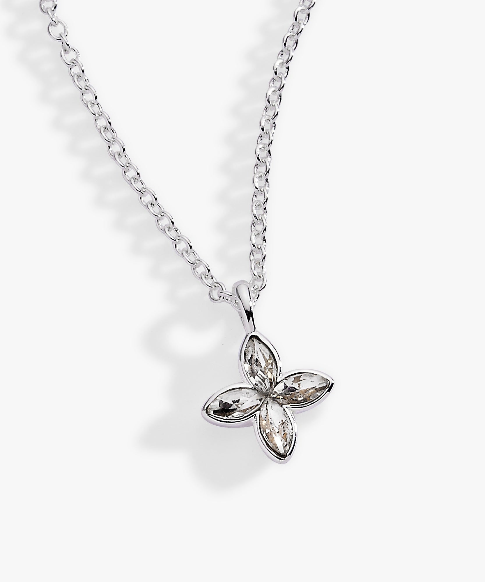 Crystal Logo Star Necklace