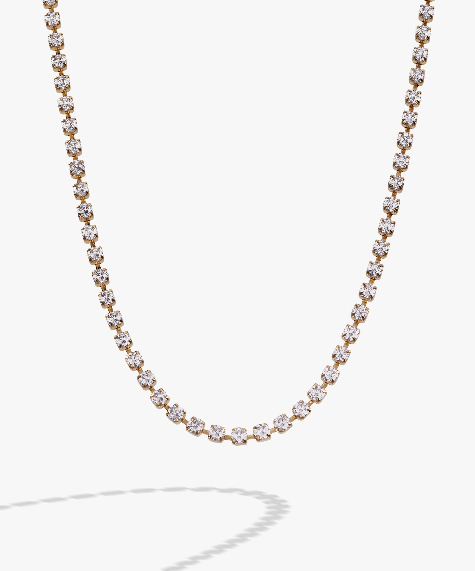 Crystal Tennis Chain Necklace