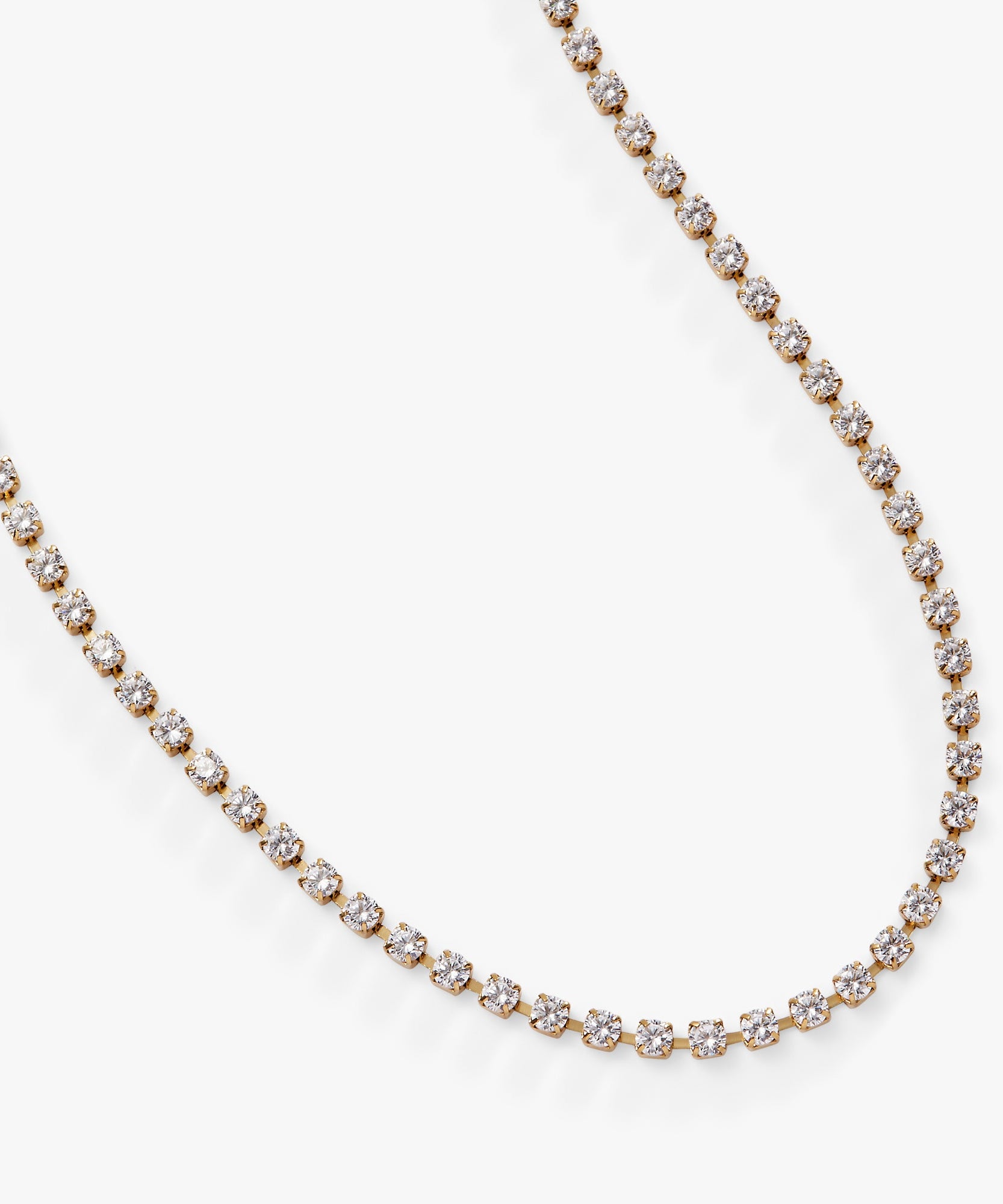 Crystal Tennis Chain Necklace