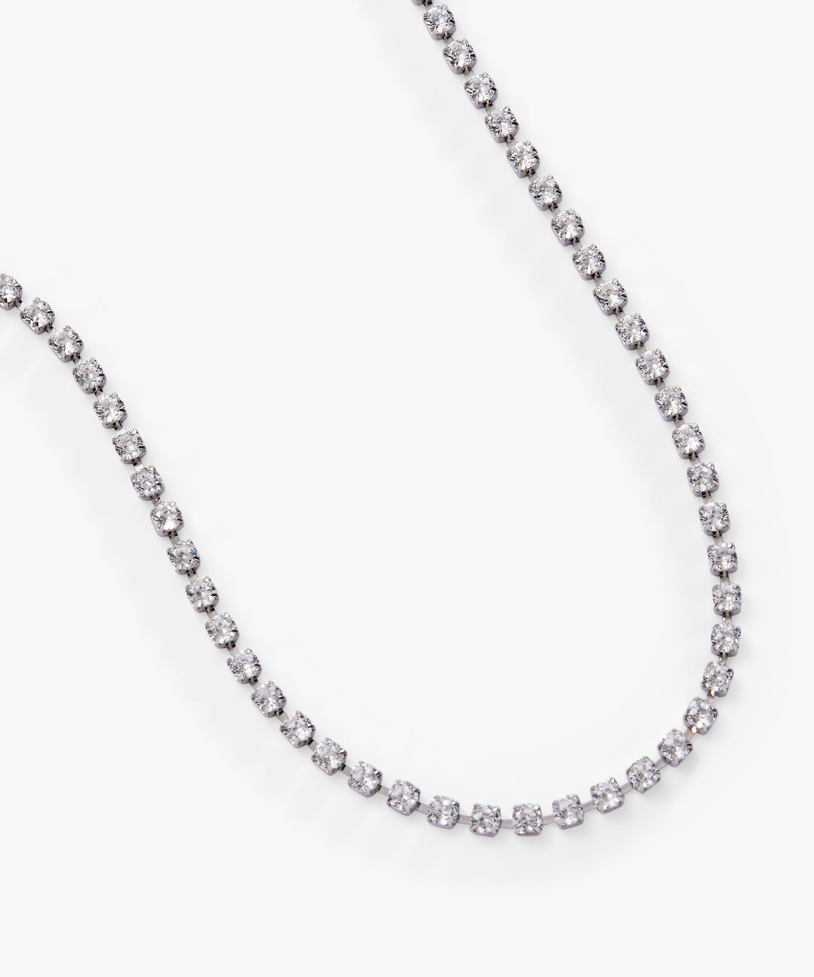 Crystal Tennis Chain Necklace
