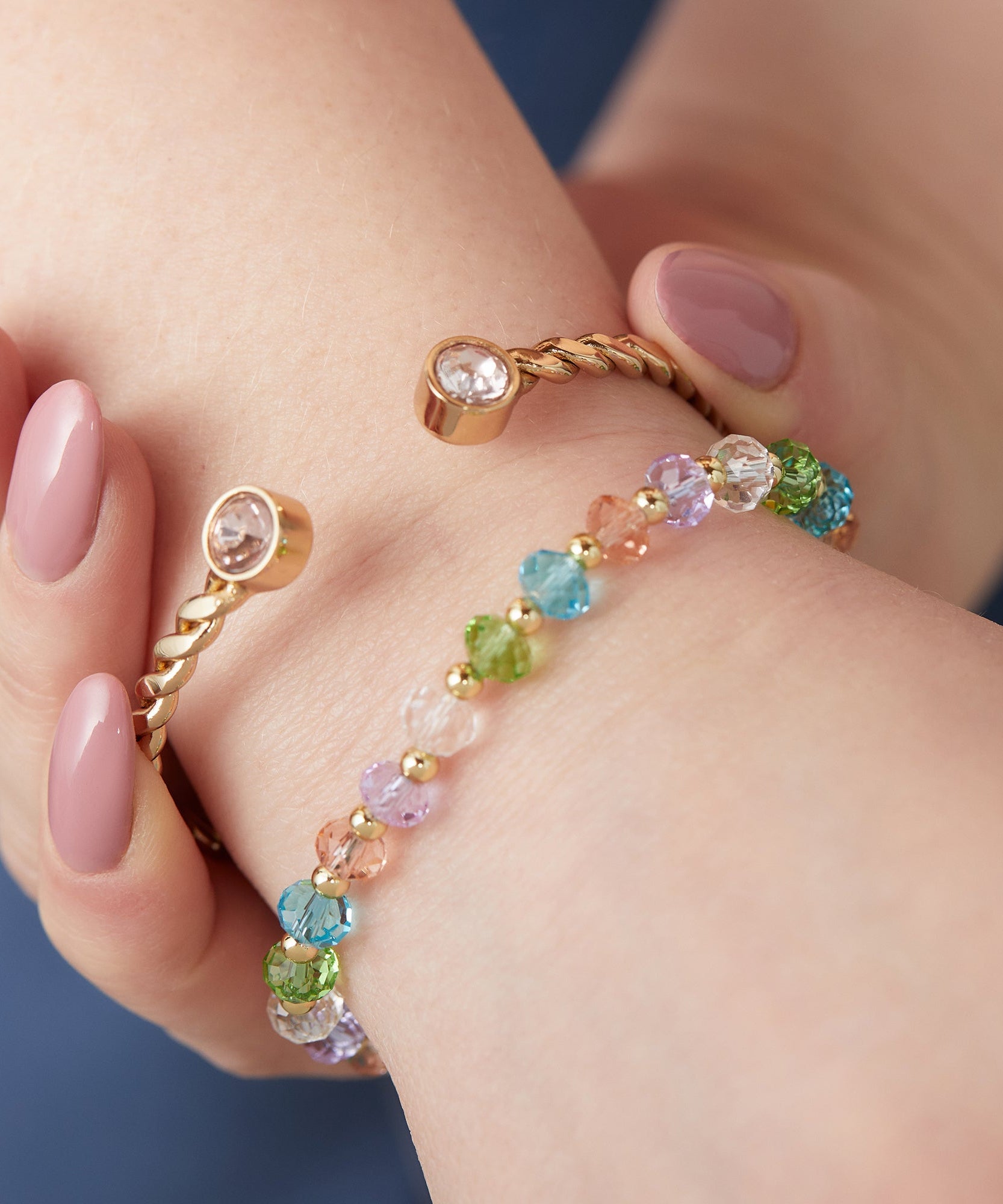 Twisted Crystal Cuff