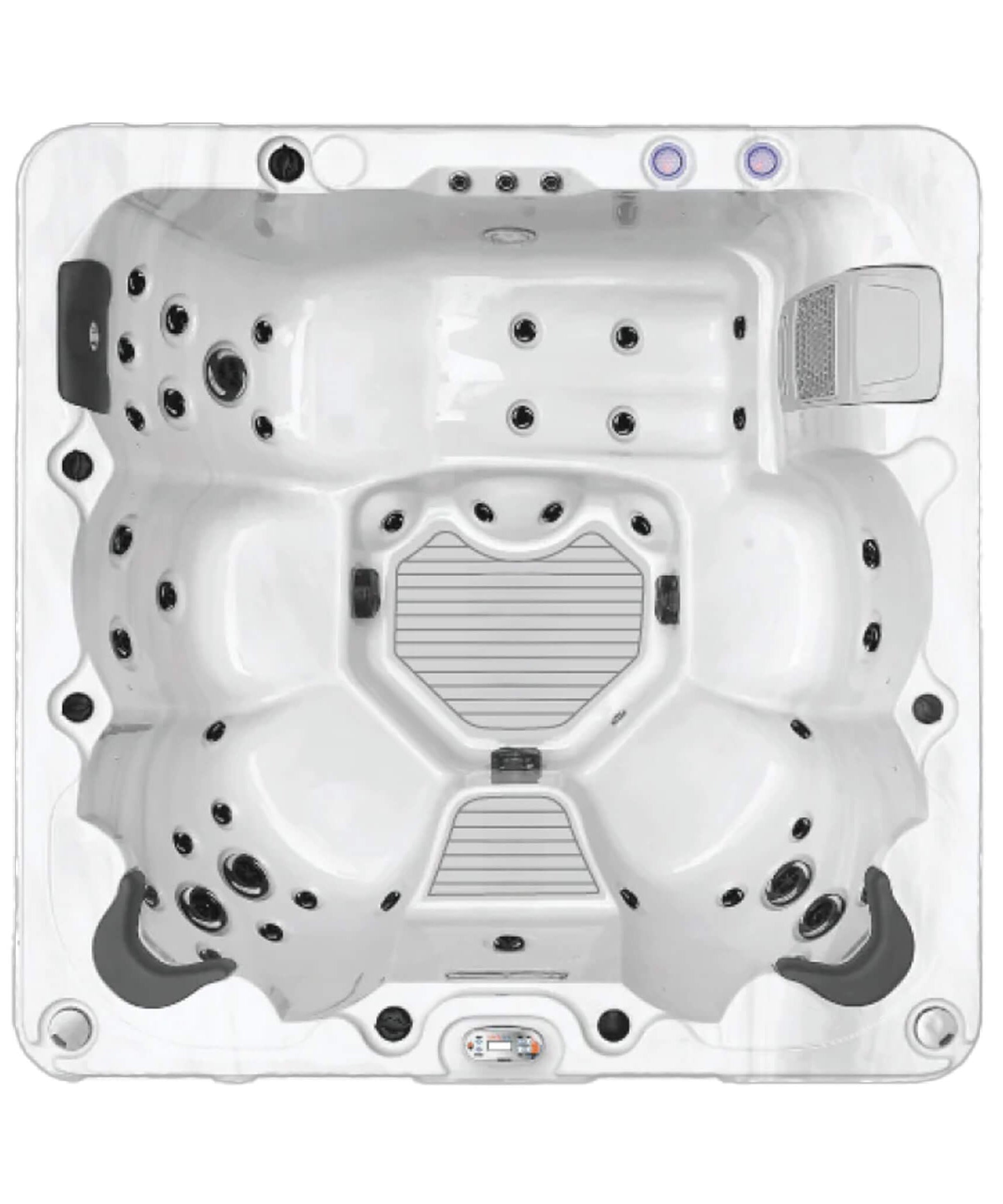 CSC Kansas 6-Person 240V Luxury 46-Jet Spa With Glacier Filtration [LS6K] (SAK64082)