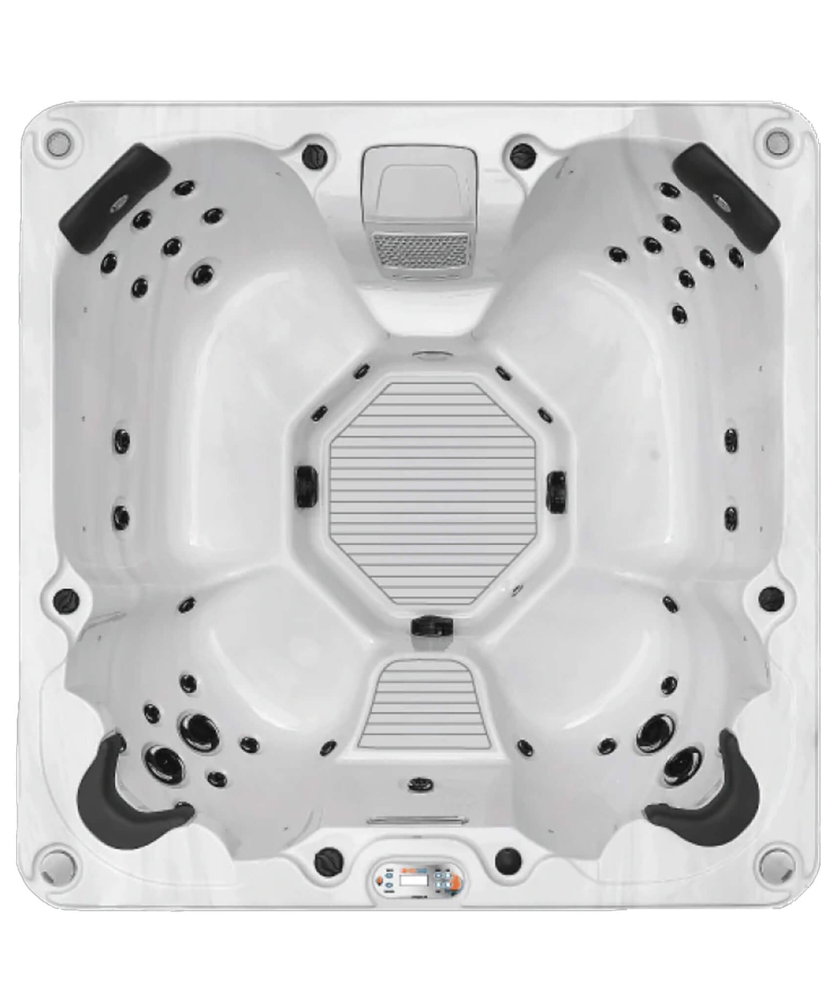 CSC Louisiana 7-Person 240V Luxury 46-Jet Spa With Cascading Waterfall [LS7K] (SAK39604)