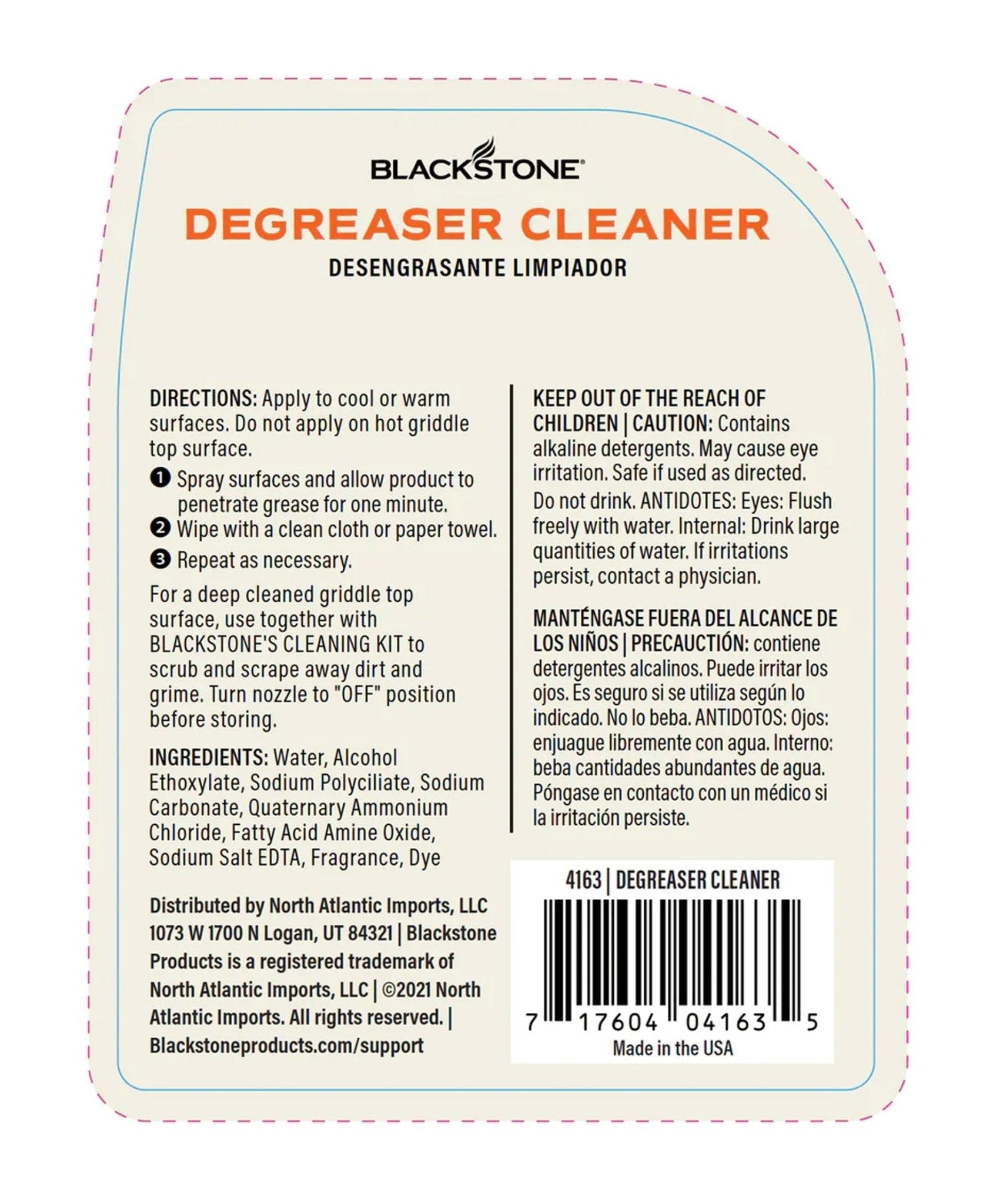 Blackstone Griddle Entfetter & Reiniger