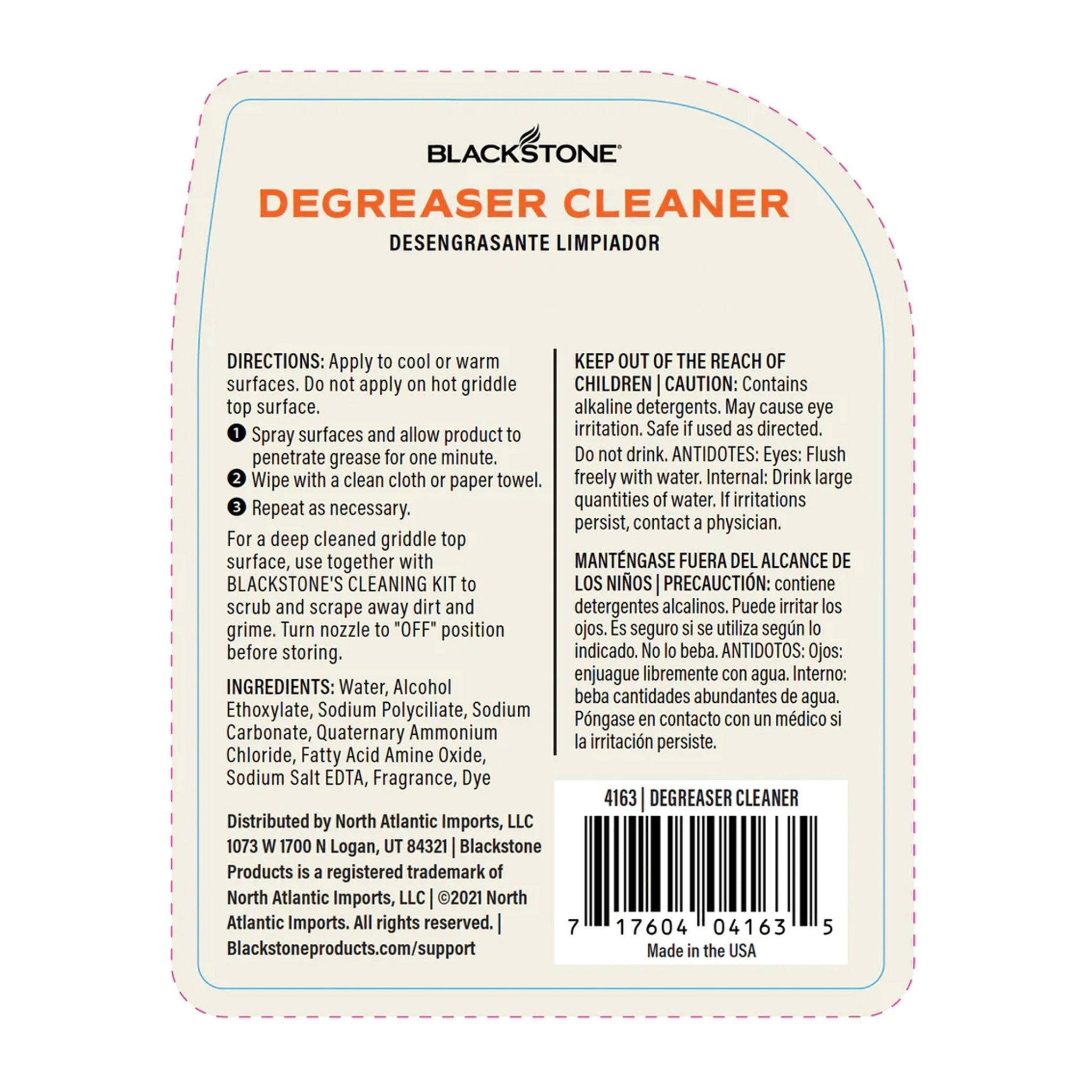 Blackstone Griddle Degreaser Cleaner