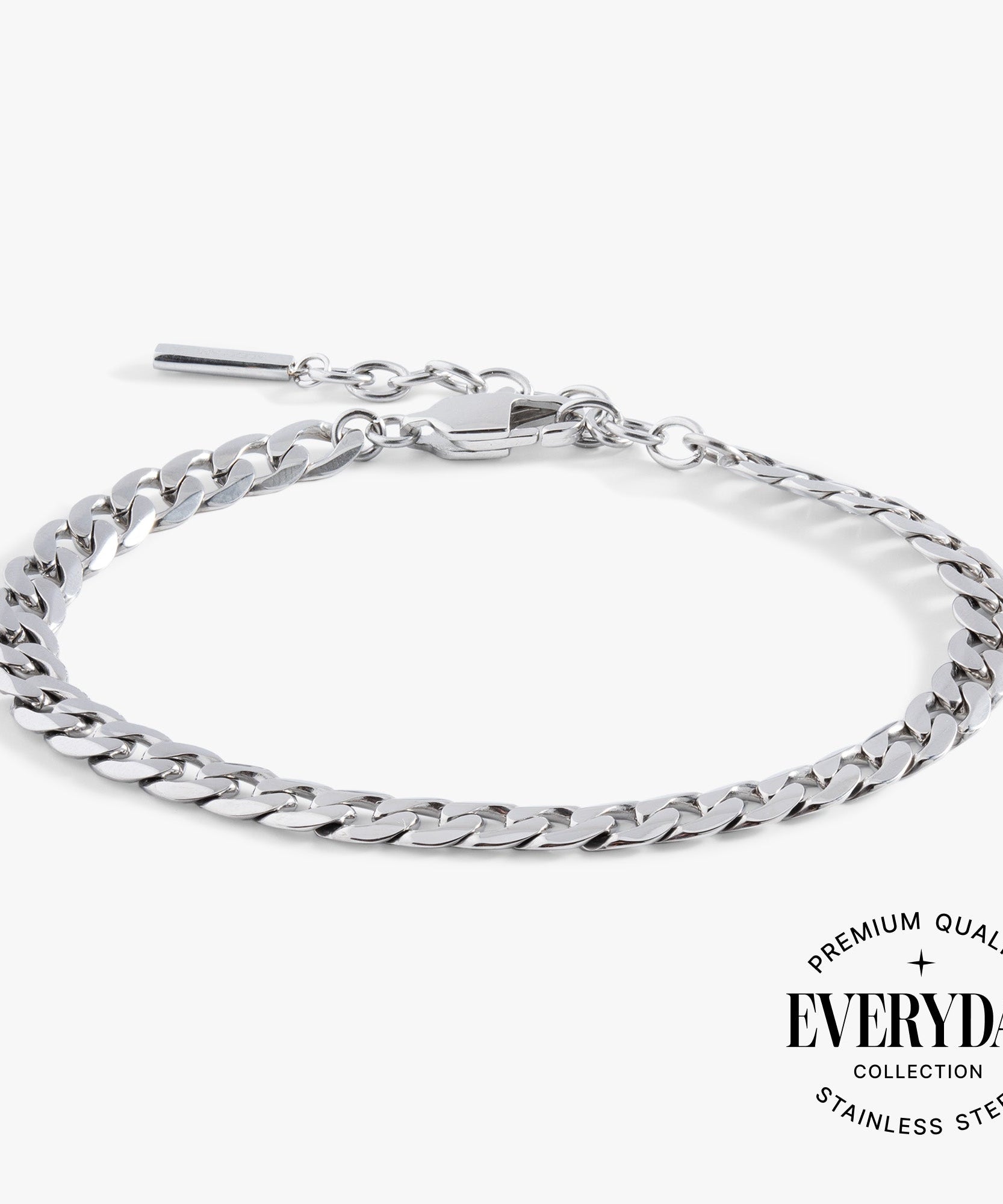 Everyday Flat Curb Chain Bracelet