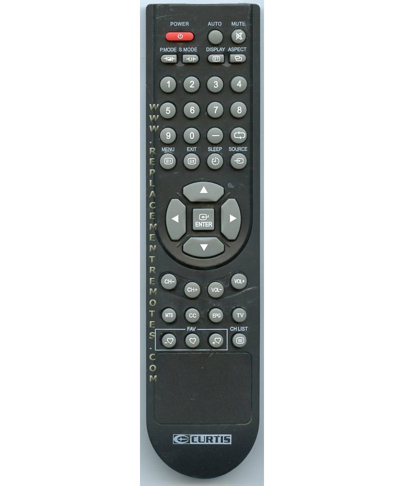 Curtis LED1336A TV Remote Control