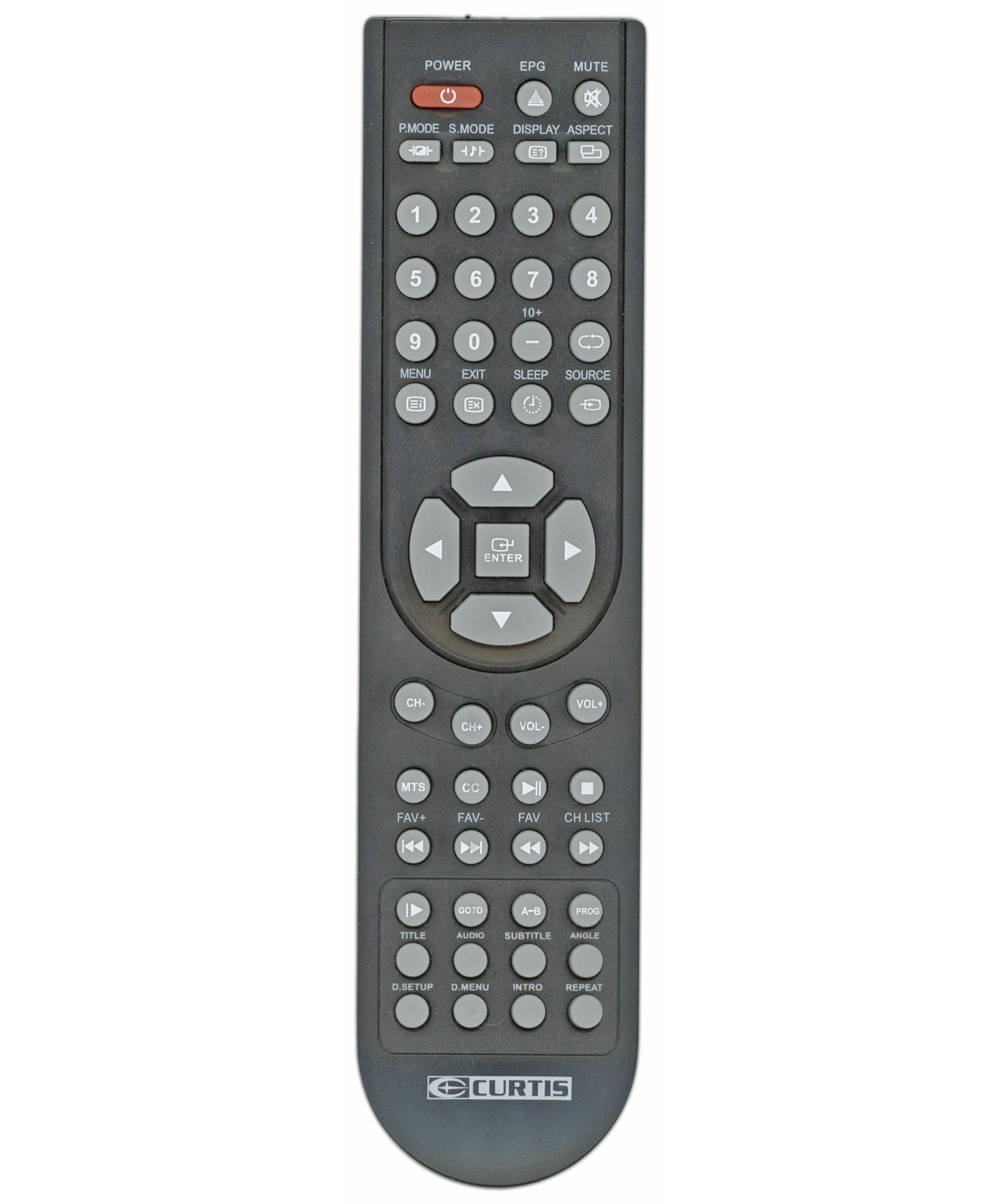 Curtis LEDVD1339A2REM TV/DVD Remote Control