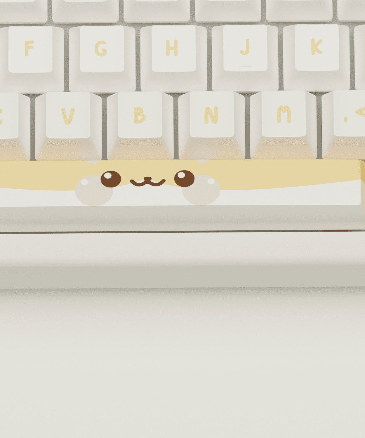 Cute Hamster Design Keycaps and Mechanical Keyboard