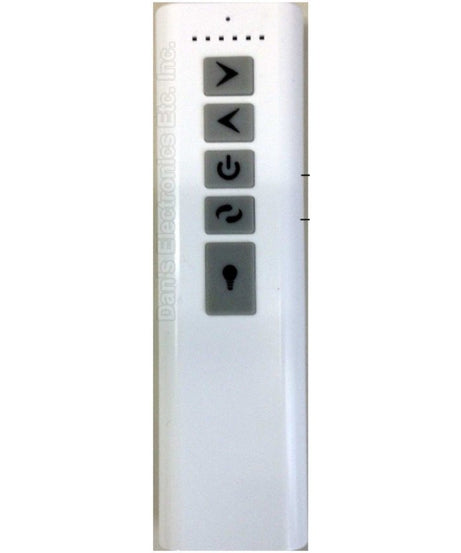 Substitute for Monte Carlo R8Y7RC04-CF Visual Comfort Ceiling Fan Remote Control | 2.4 GHz - 7rc04-cf100001 [DC1-DC8-KIT]