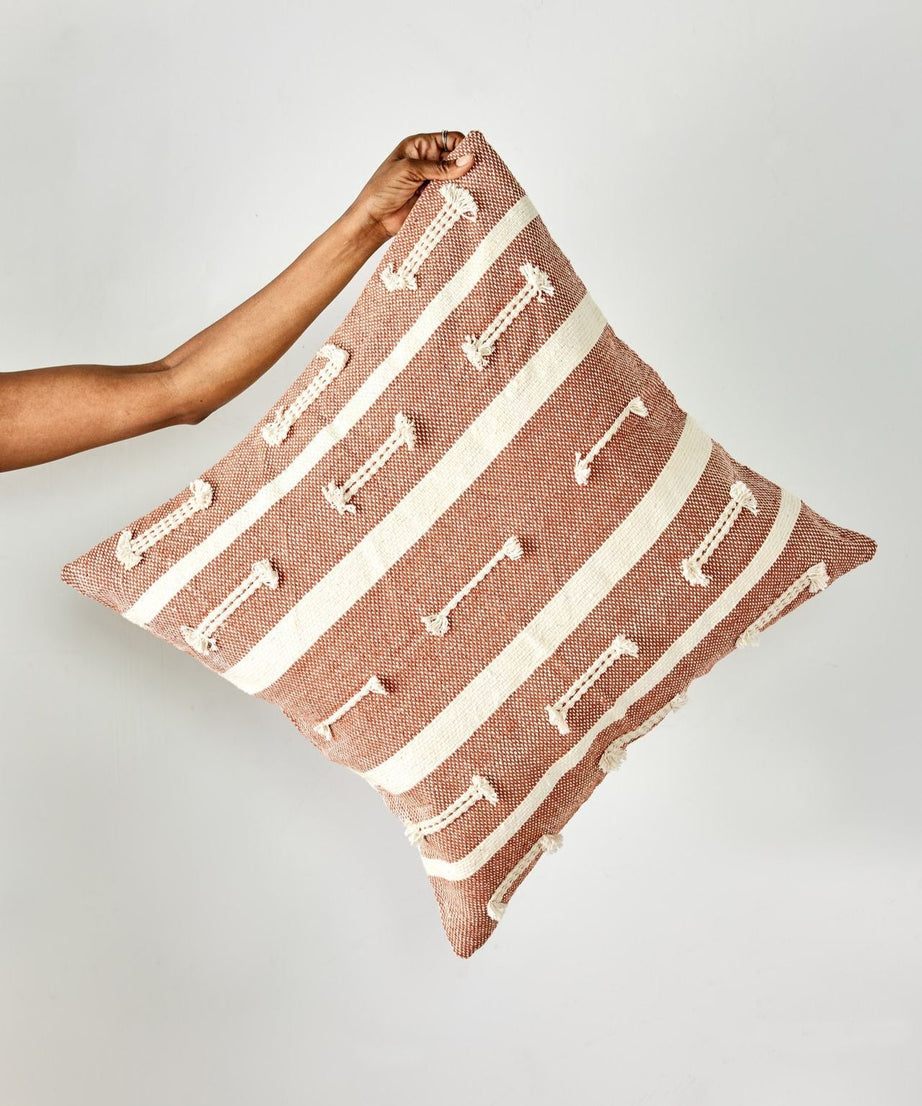 Boho Sienna Euro Sham Cotton Throw Pillow