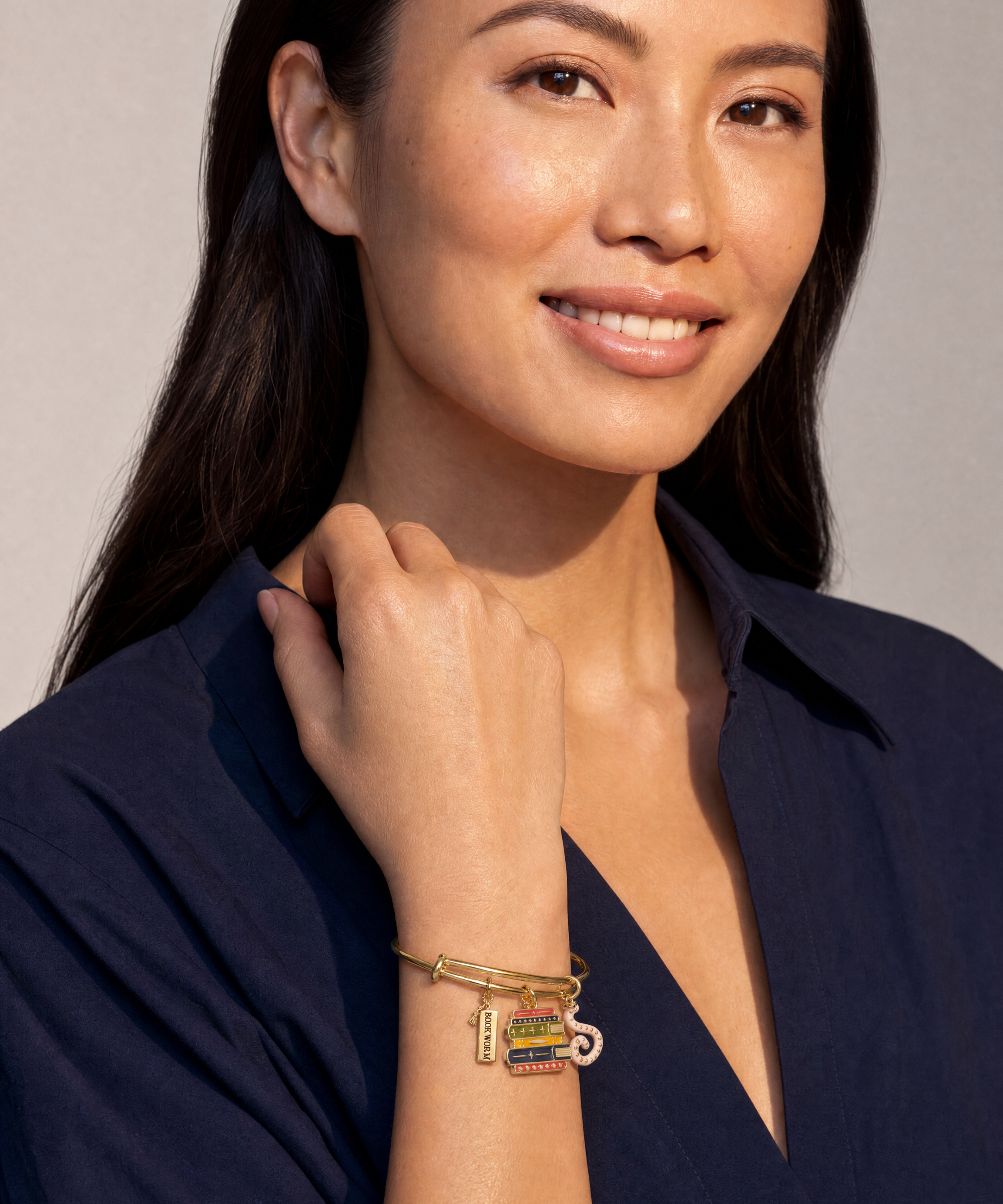 Book Club Multicharm Bangle