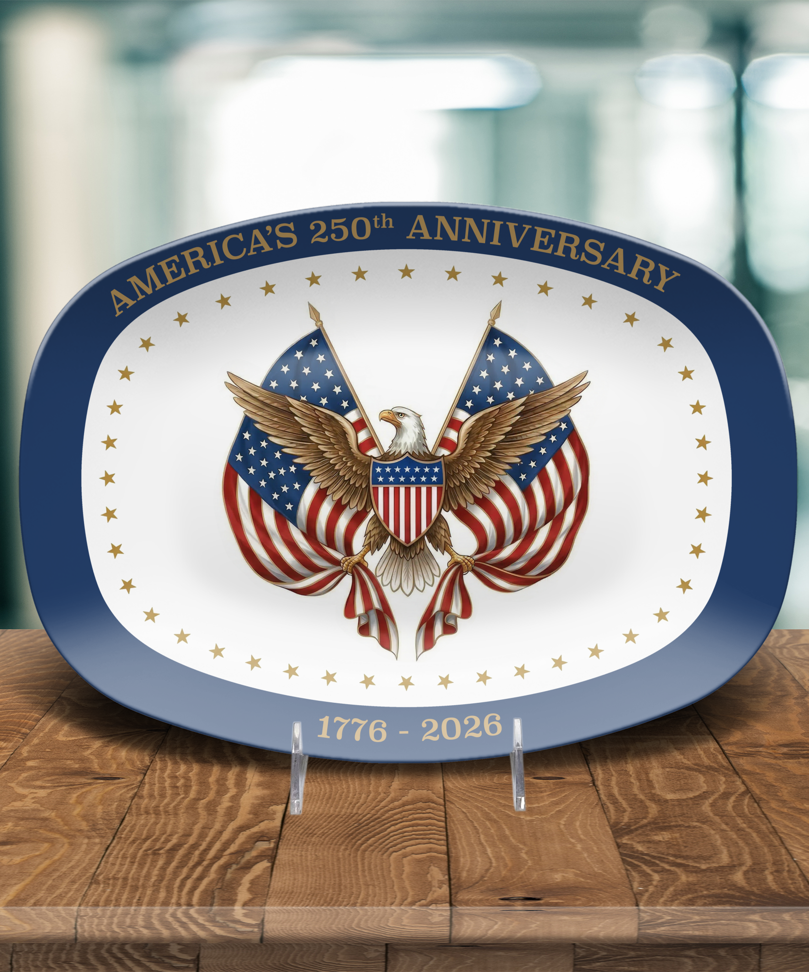 Amerikas 250. Jahrestag 1776-2026 Servierplatte