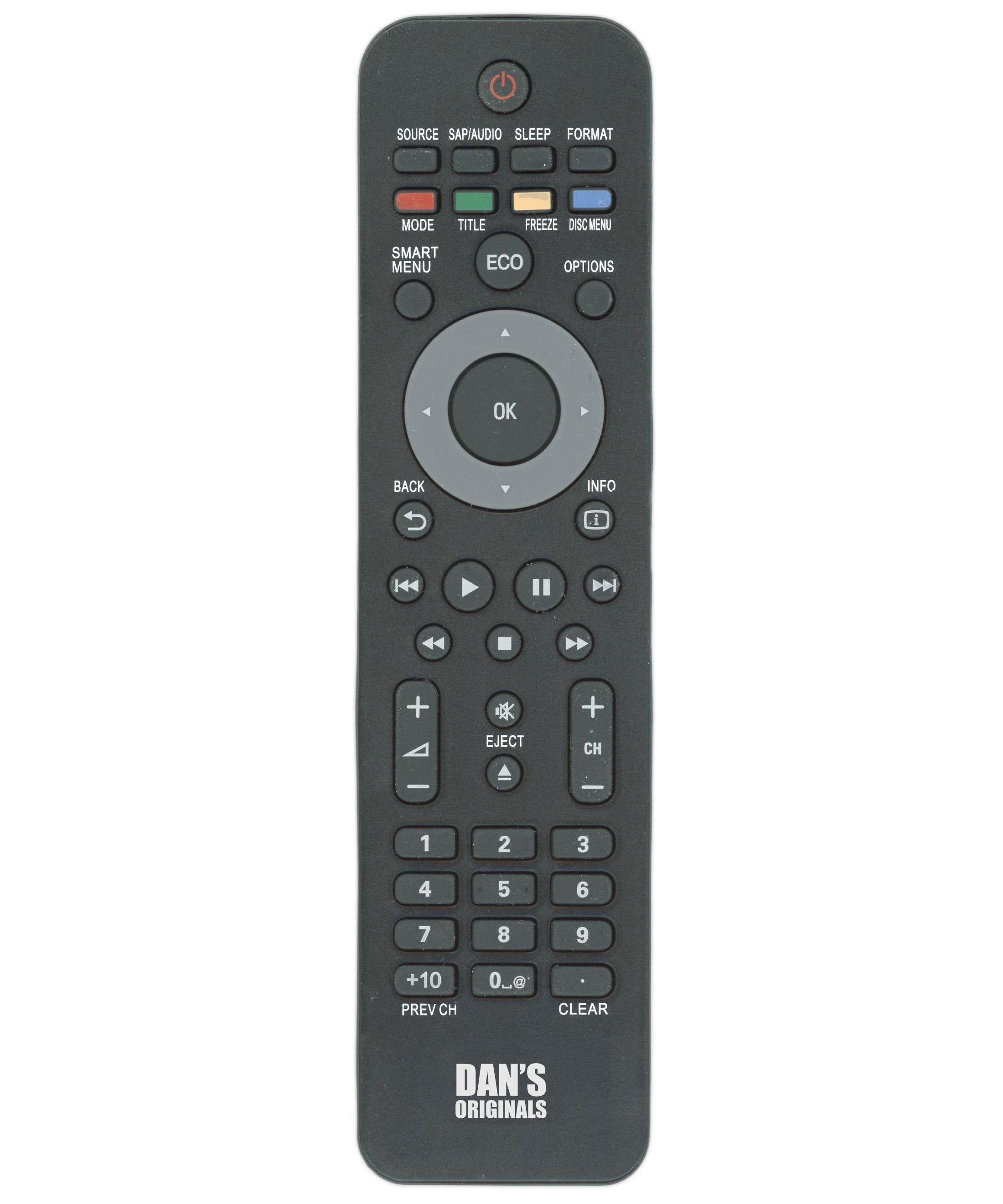 Dan's Originals NF801UD/NF805UD/NF804UD for Magnavox Funai TV Remote Control