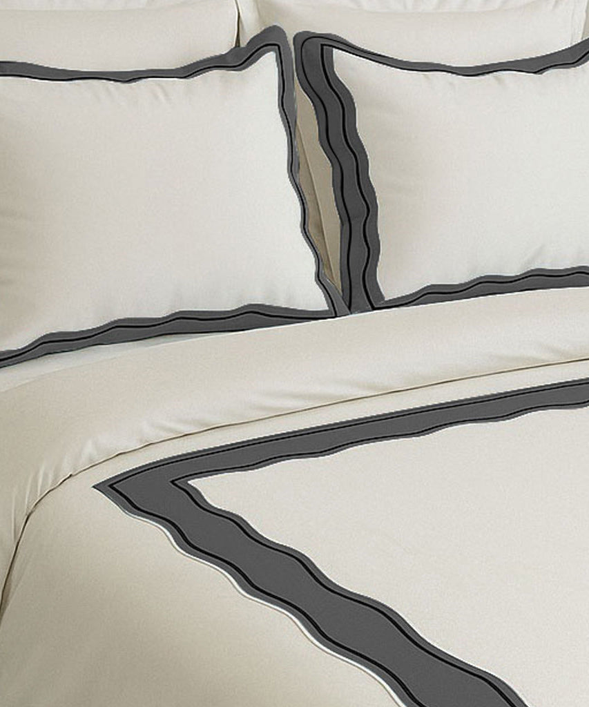 Sagrisa Applique Embroidery Cotton Duvet Cover Set