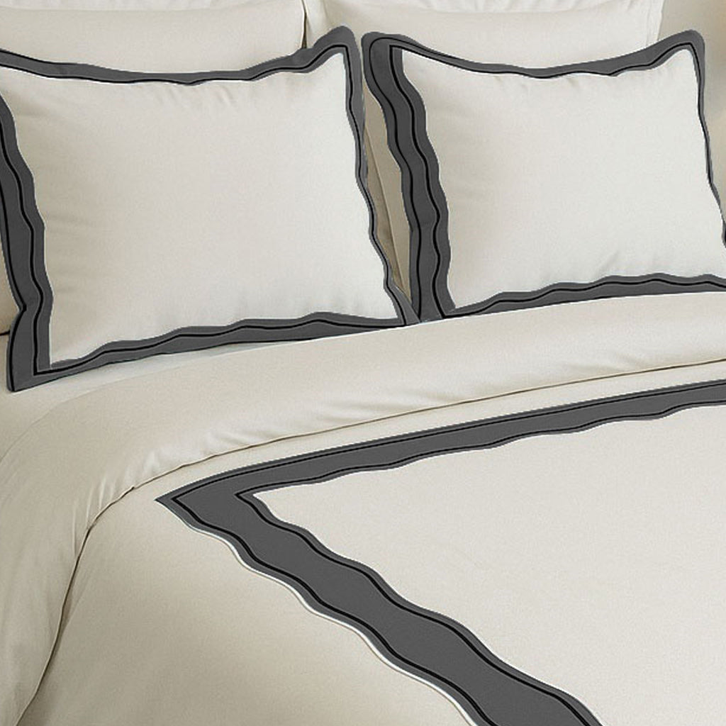 Sagrisa Applique Embroidery Cotton Duvet Cover Set