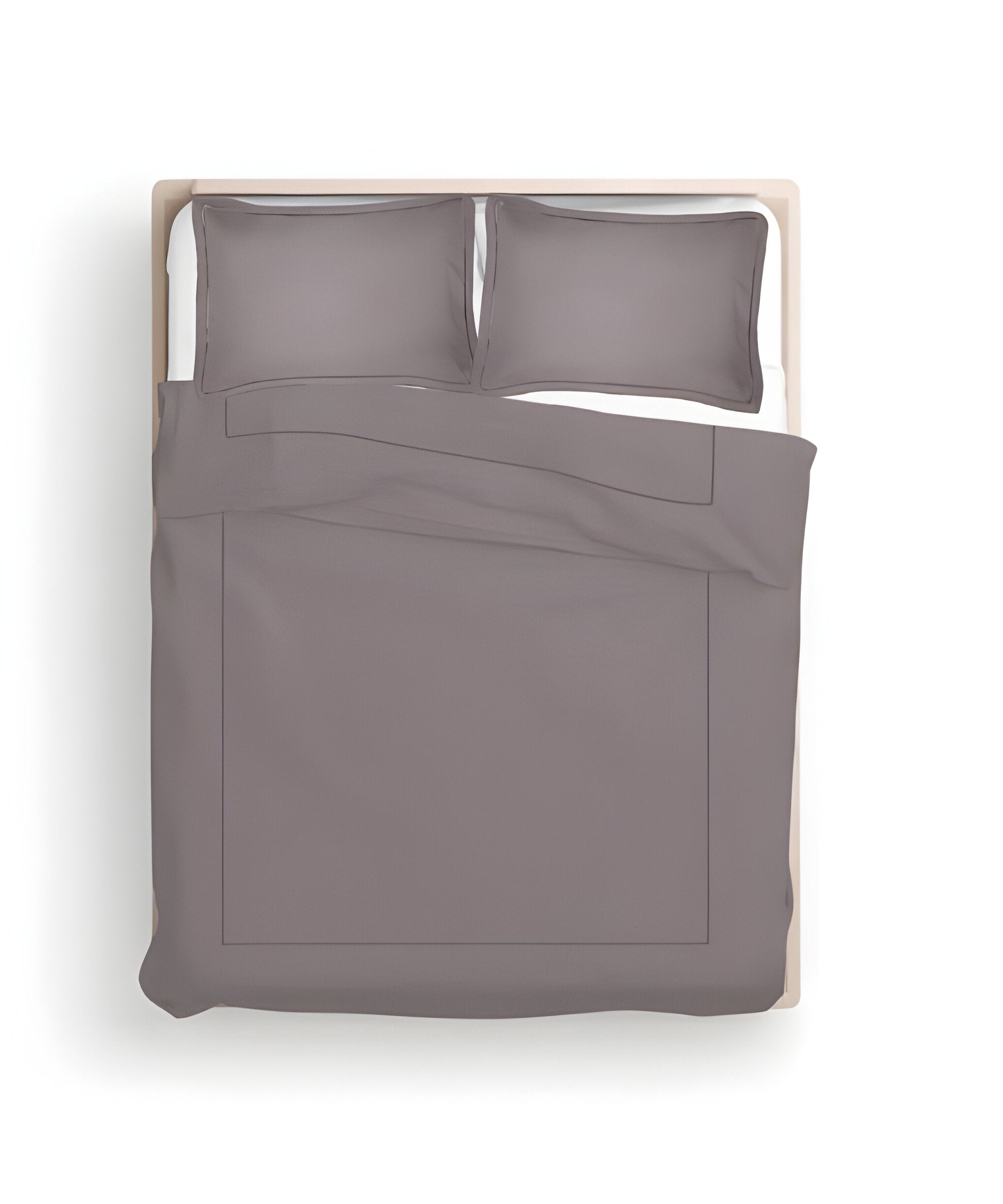 400TC Cotton Luxurious Single Embroidery Sateen Solid Duvet Cover Set