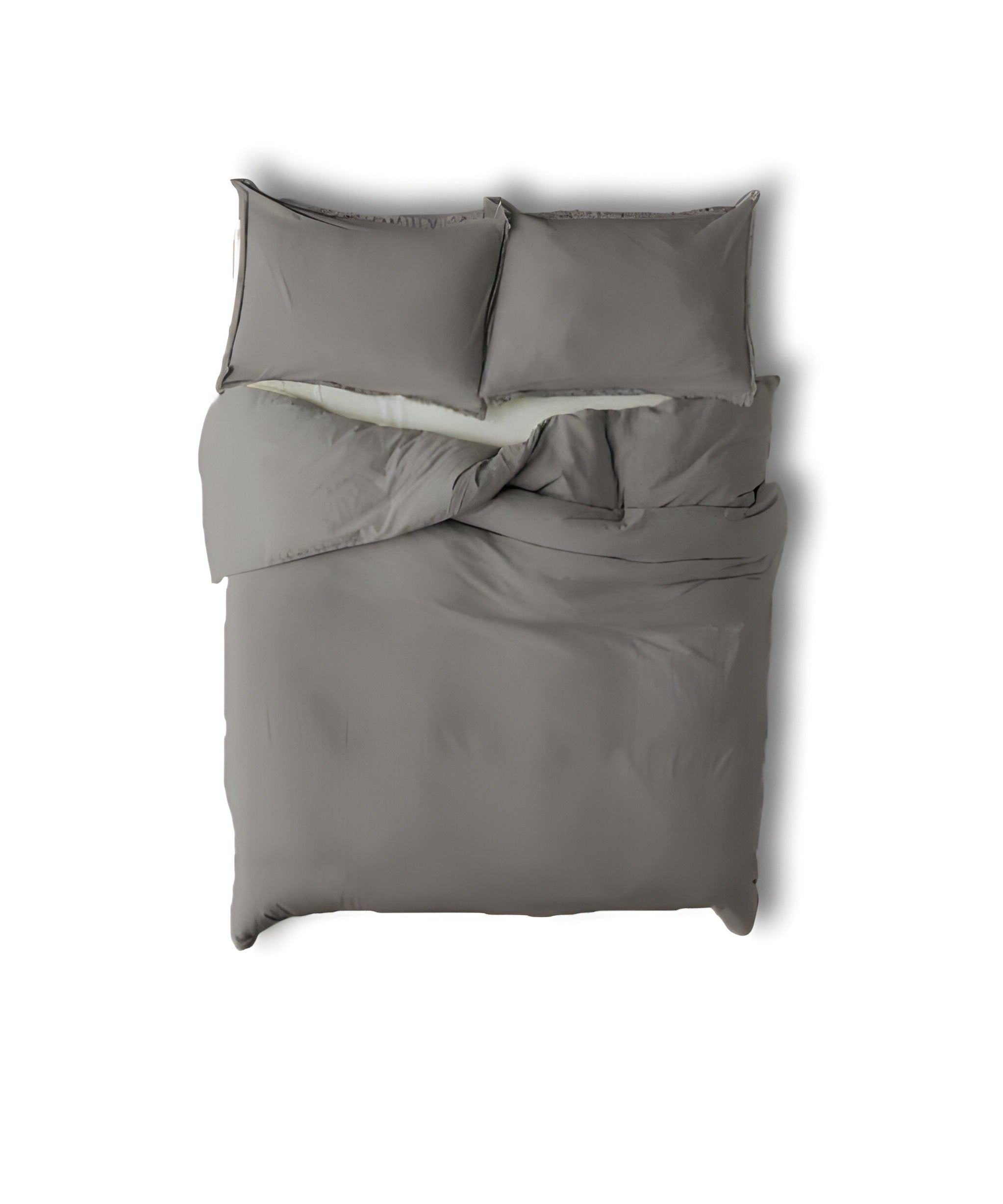 400TC Cotton Sateen Solid Fringe Duvet Cover Set