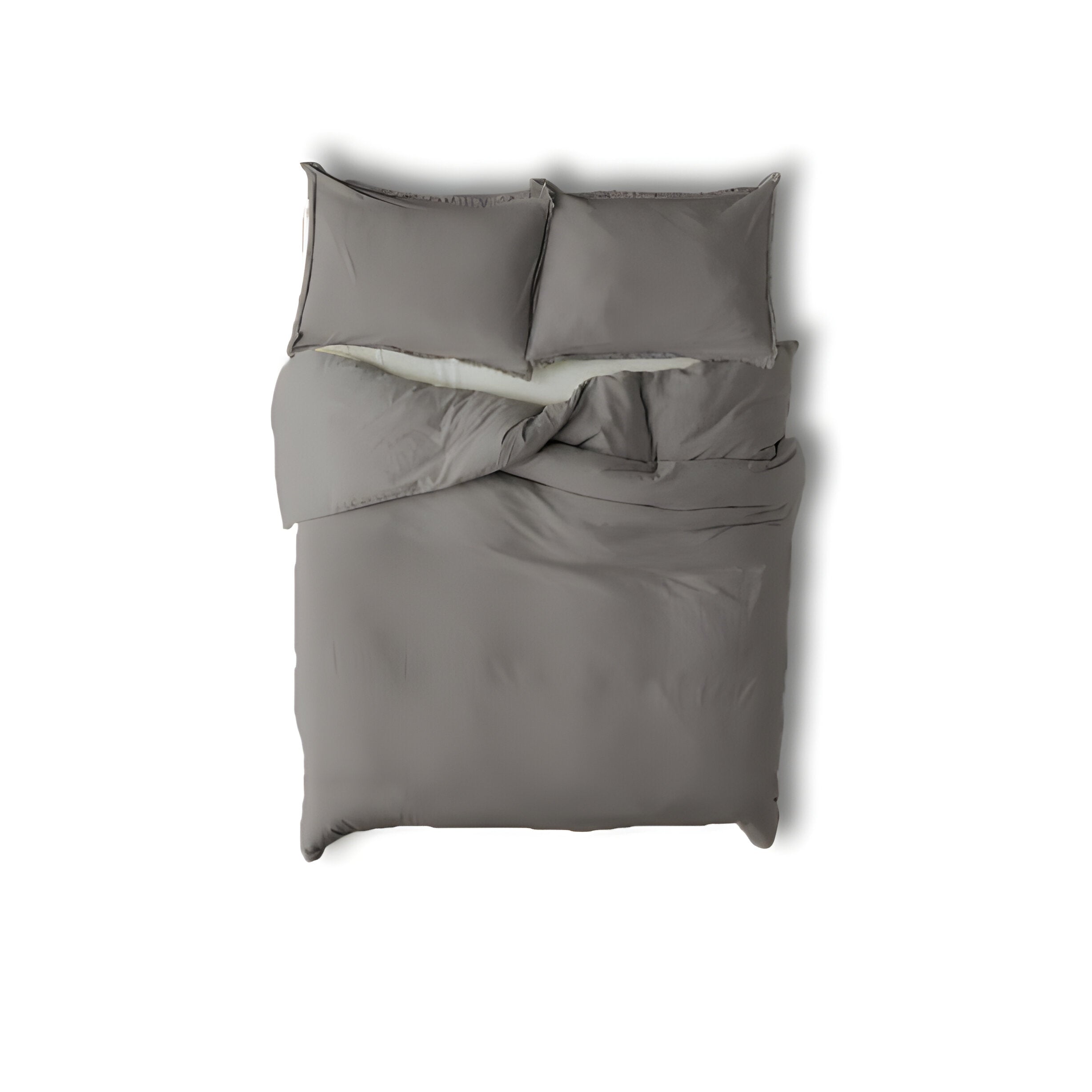 400TC Cotton Sateen Solid Fringe Duvet Cover Set