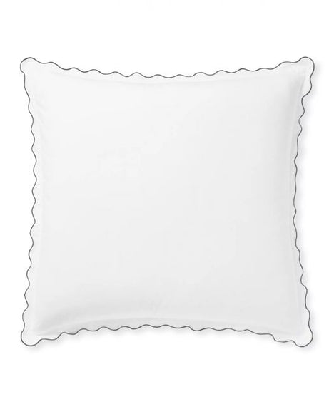 400TC Cotton Sateen Small Scallop Embroidery Duvet Cover Set