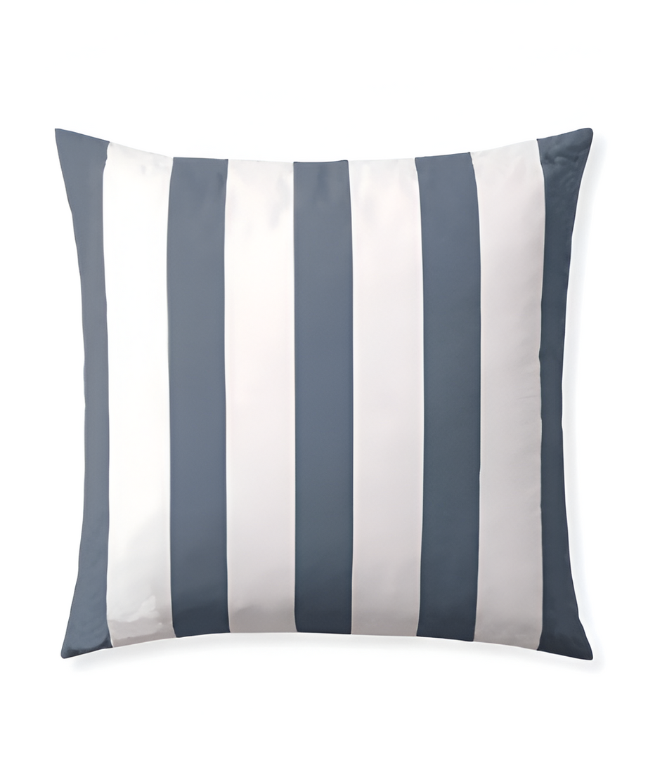 400TC Stripe Border Frame Cotton Sateen Duvet Cover Set