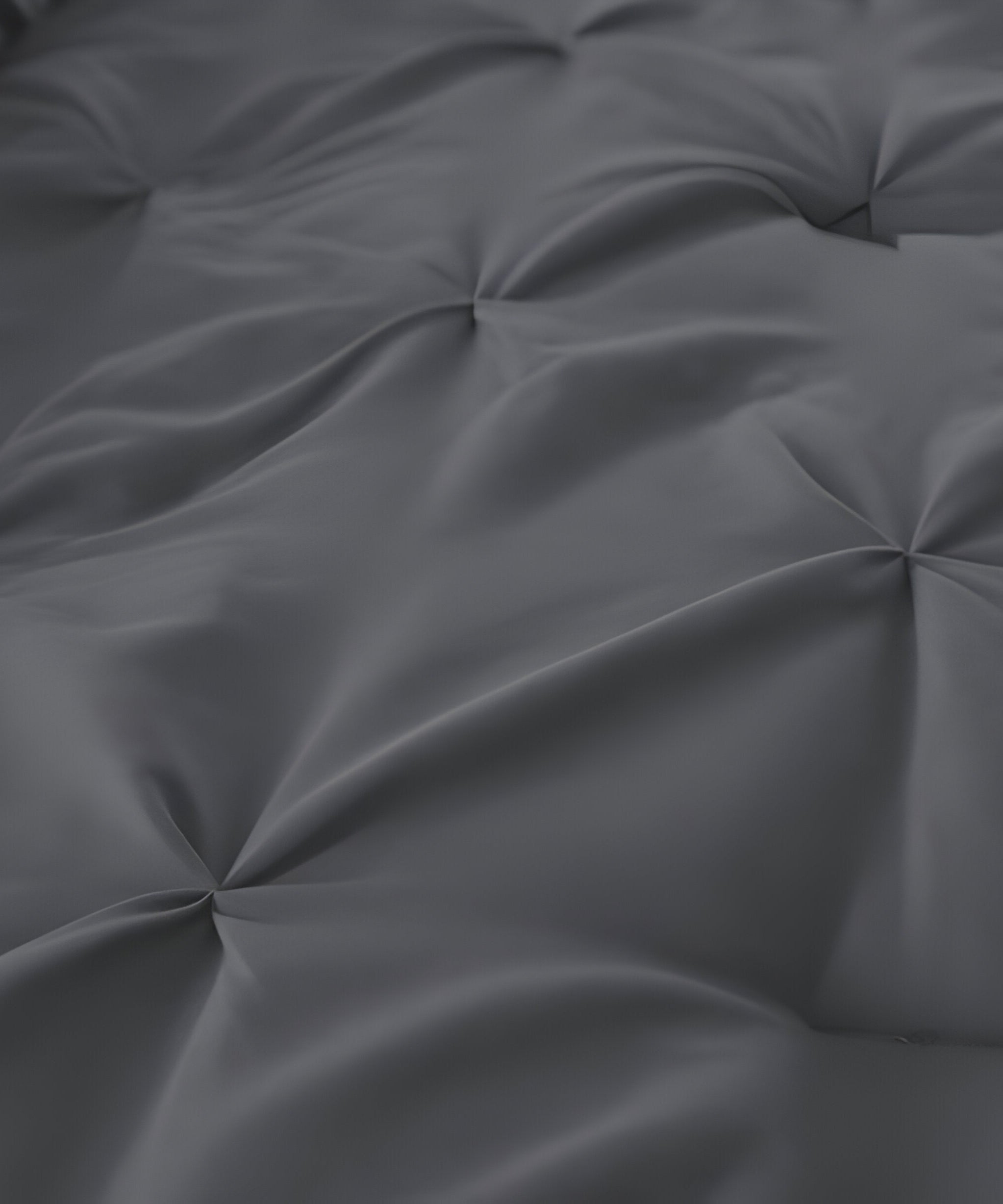 400TC Cotton Pintuck Sateen Solid Duvet Cover Set