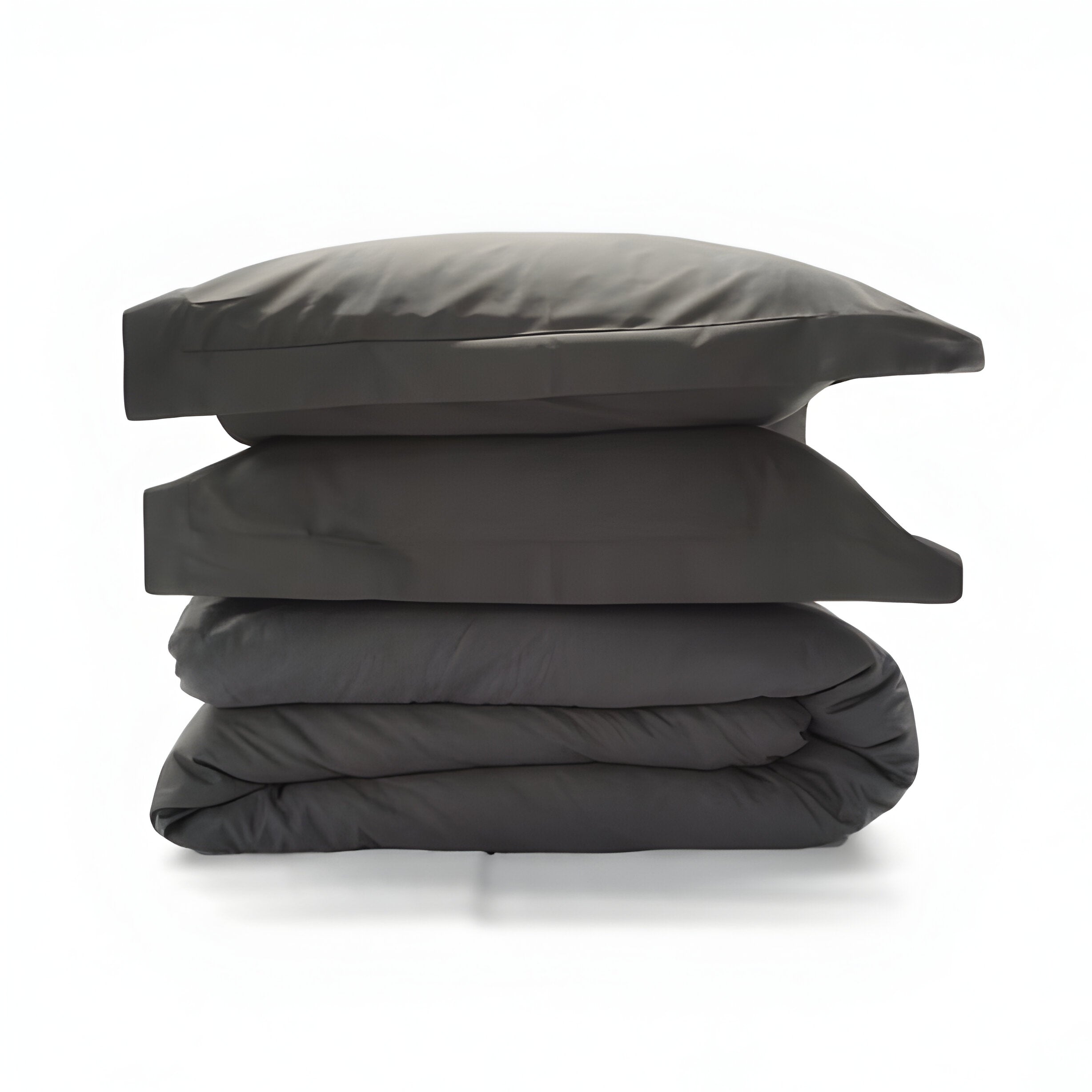400TC Cotton Sateen Solid Duvet Cover Set