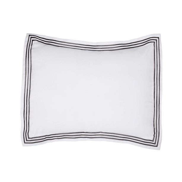 400TC Cotton Triple Embroidery Sateen Solid Round Duvet Cover Set