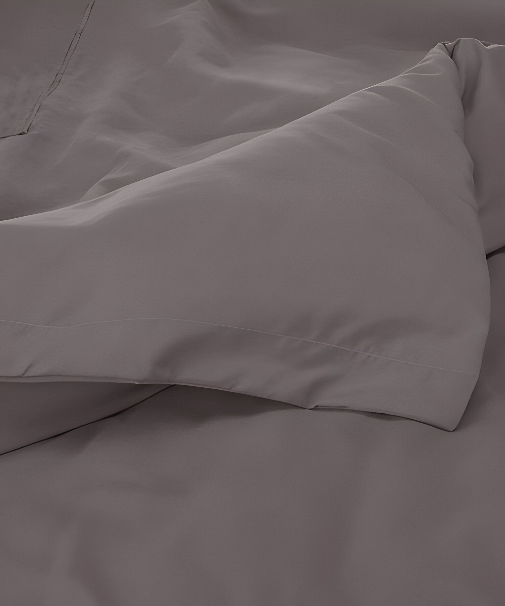 400TC Cotton Luxurious Single Embroidery Sateen Solid Duvet Cover Set
