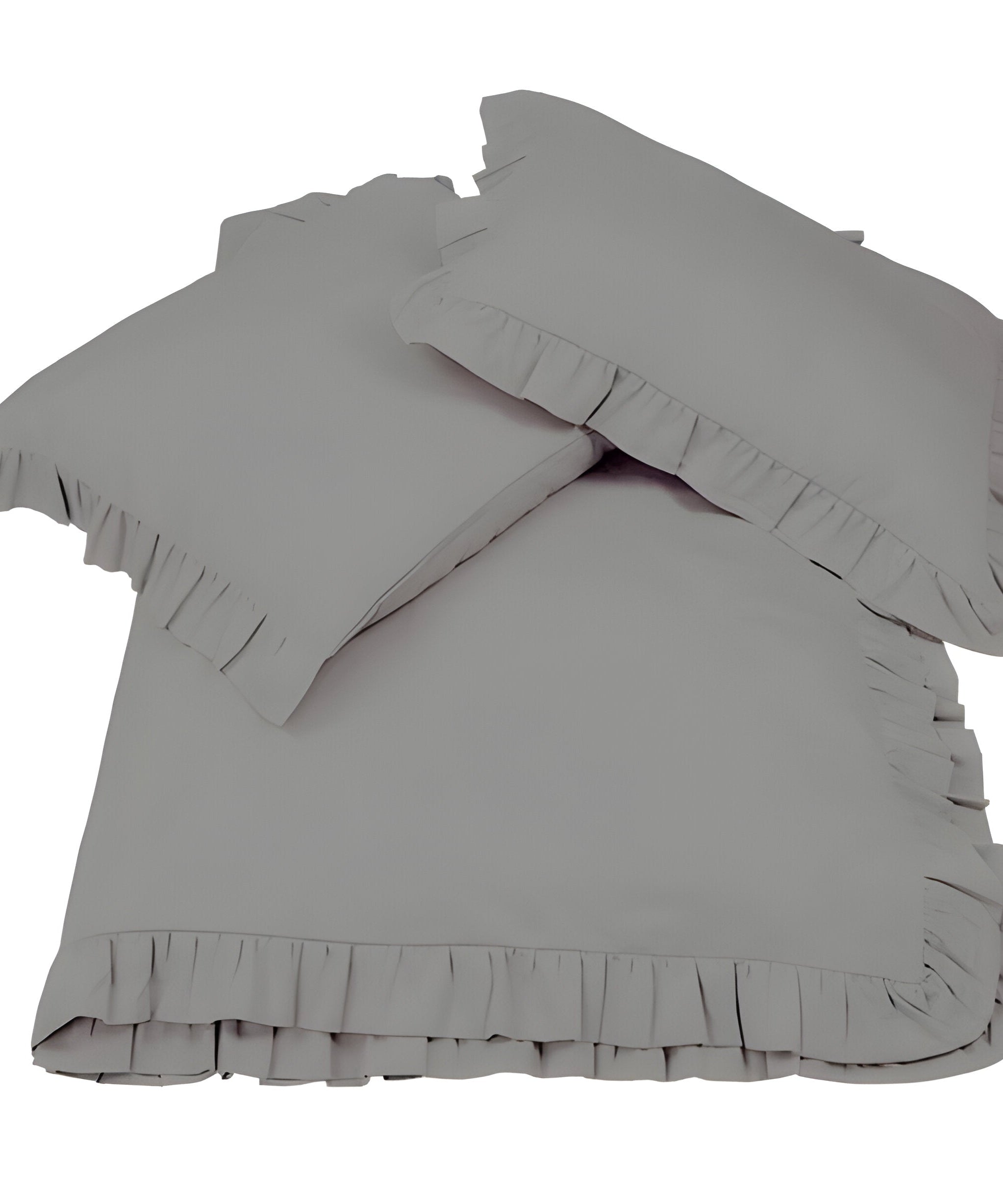400TC Cotton Sateen Ruffle Duvet Cover Set