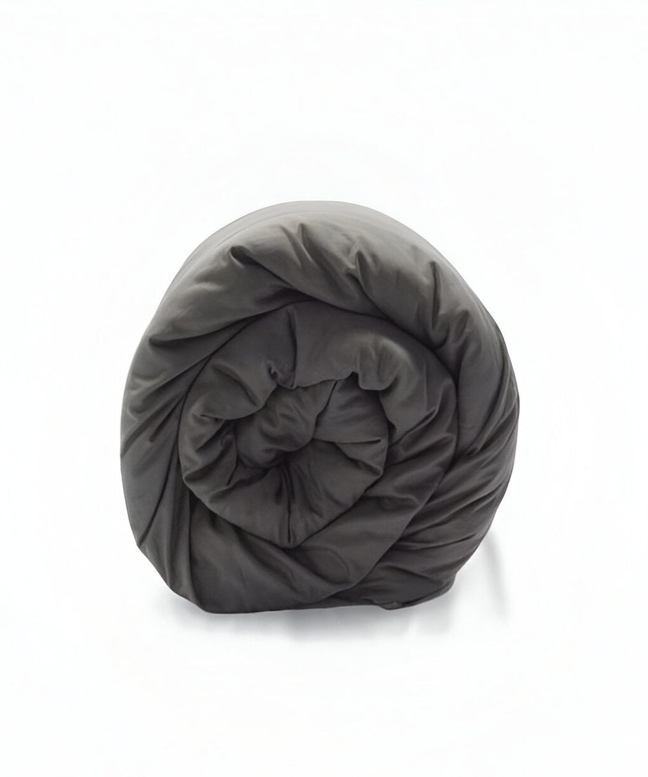 400TC Sateen Solid Cotton Round Duvet Cover Set
