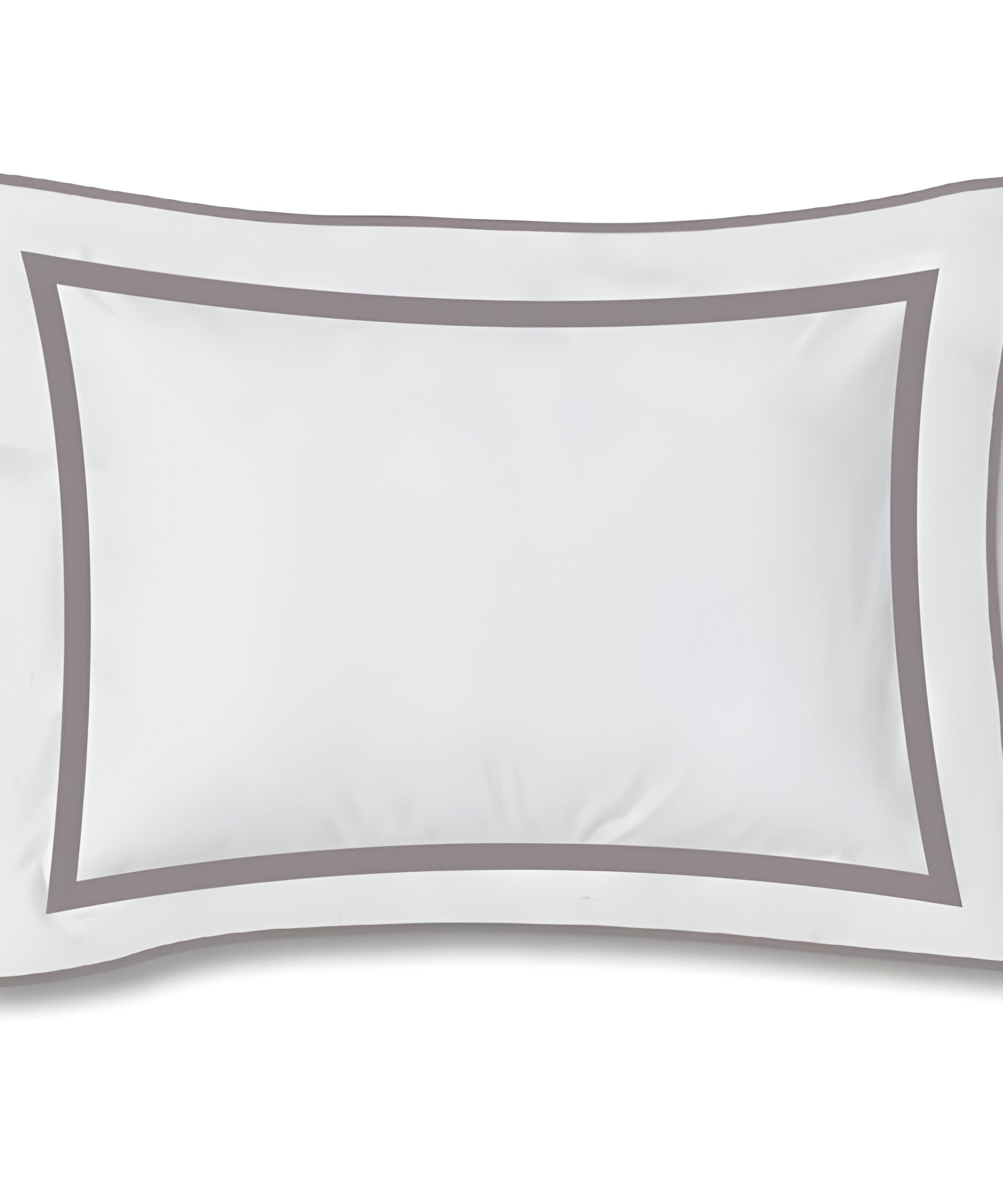400TC Embroidery & Border Cotton Sateen Solid Duvet Cover Set