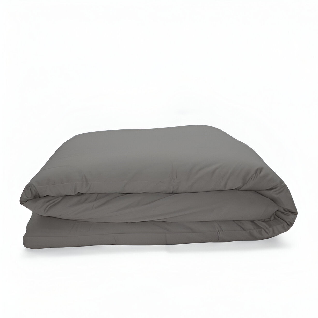 400TC Sateen Solid Cotton Round Duvet Cover Set