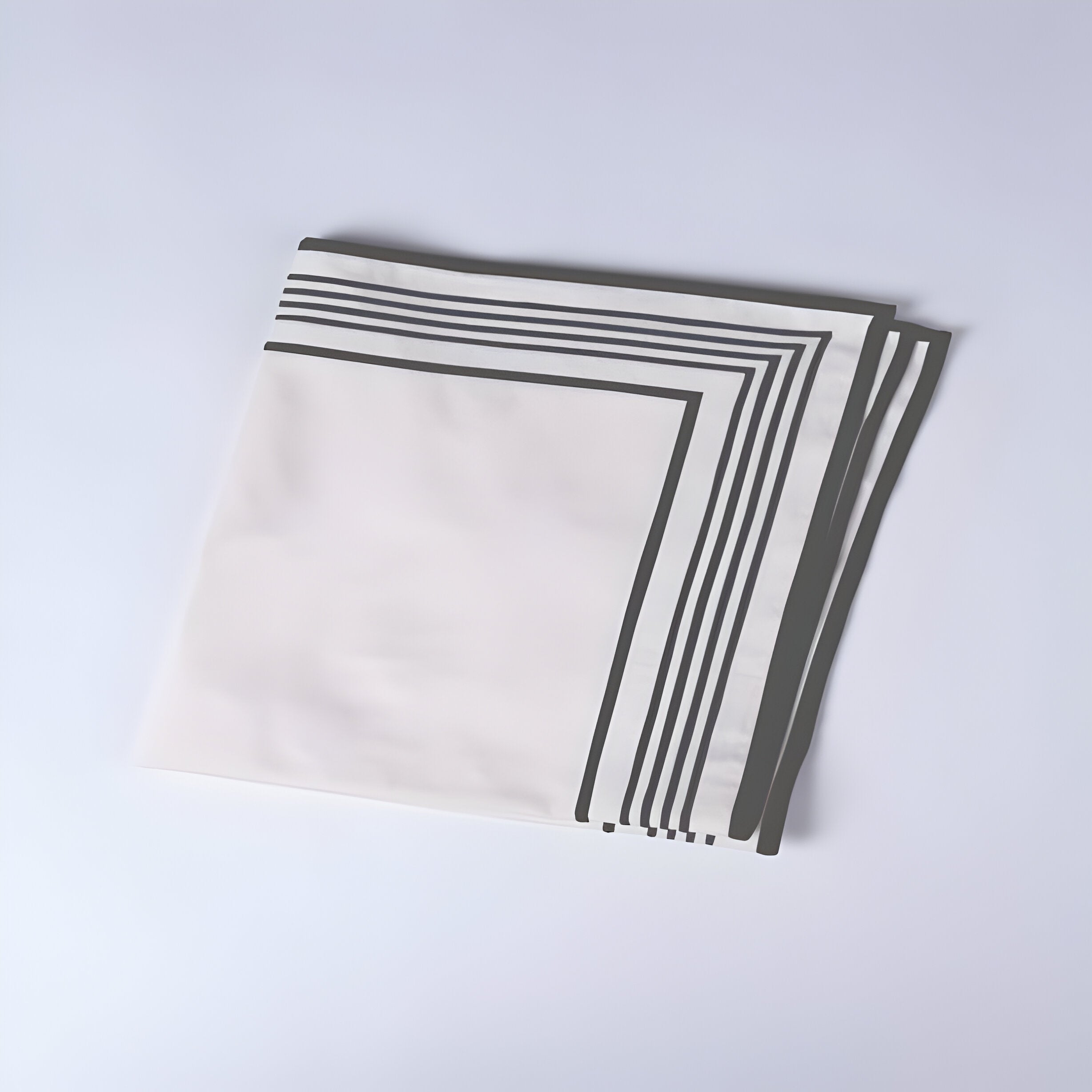 Smart Border 400TC Cotton Embroidery Sateen Solid Duvet Cover Set