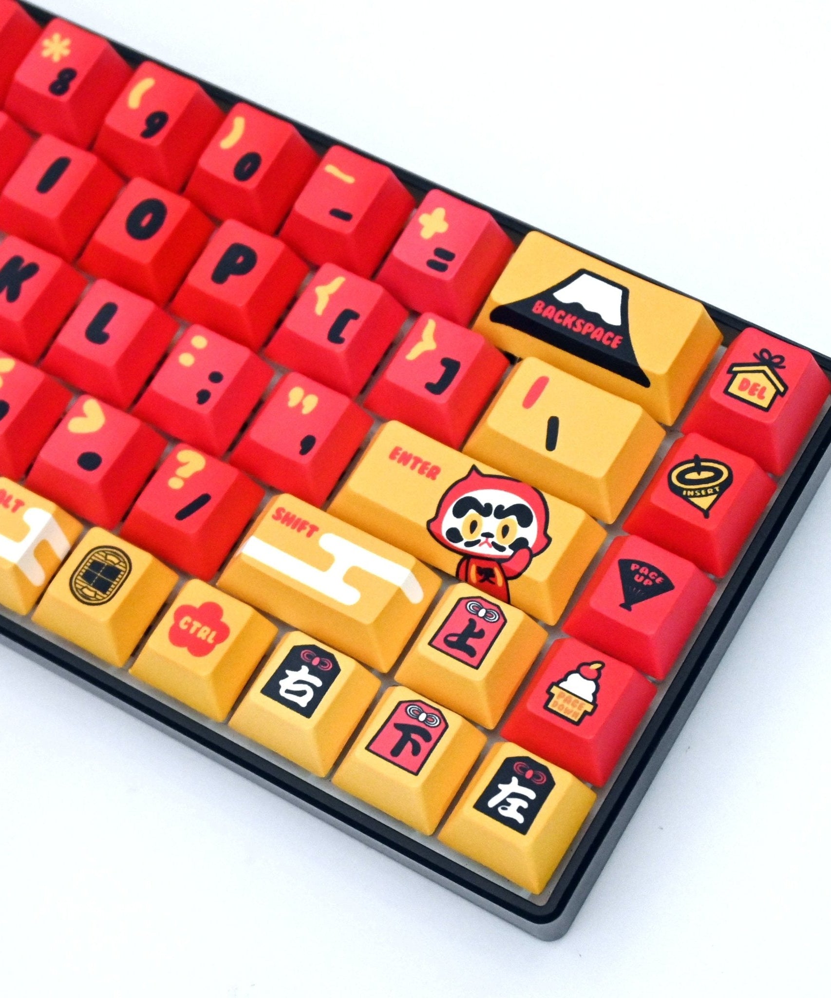 Daruma Neko Sama keycap set by Michael Chuah