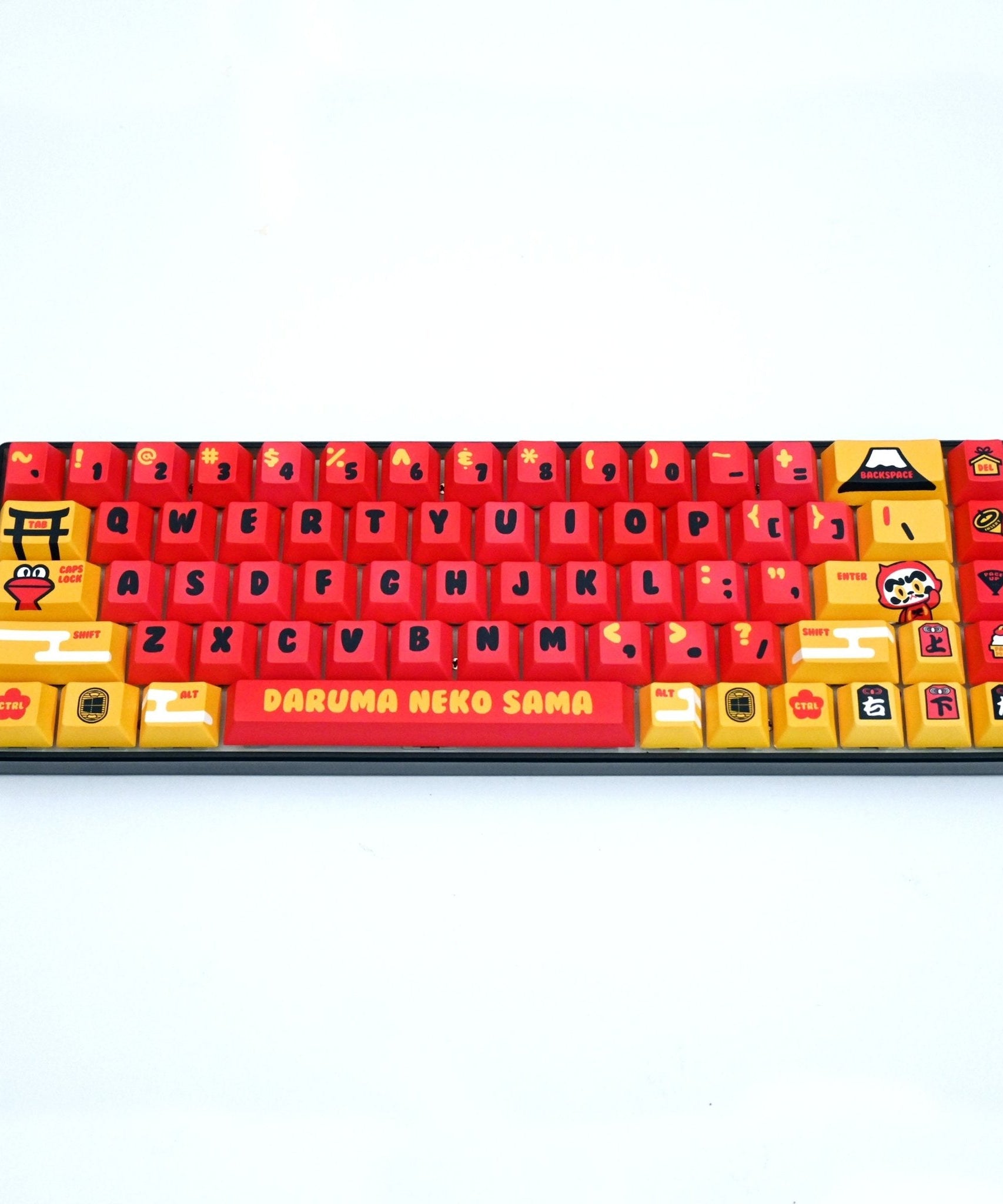 Daruma Neko Sama keycap set by Michael Chuah