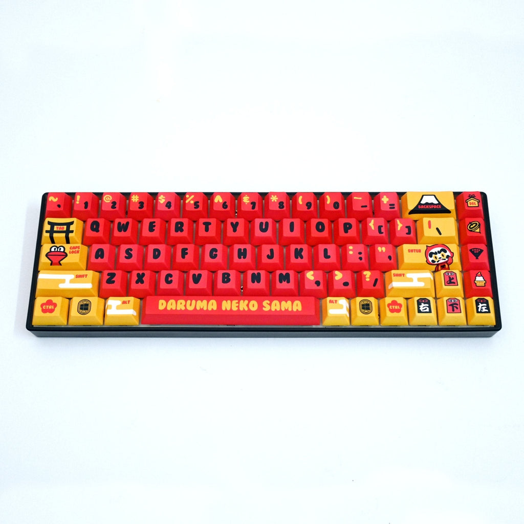 Daruma Neko Sama keycap set by Michael Chuah