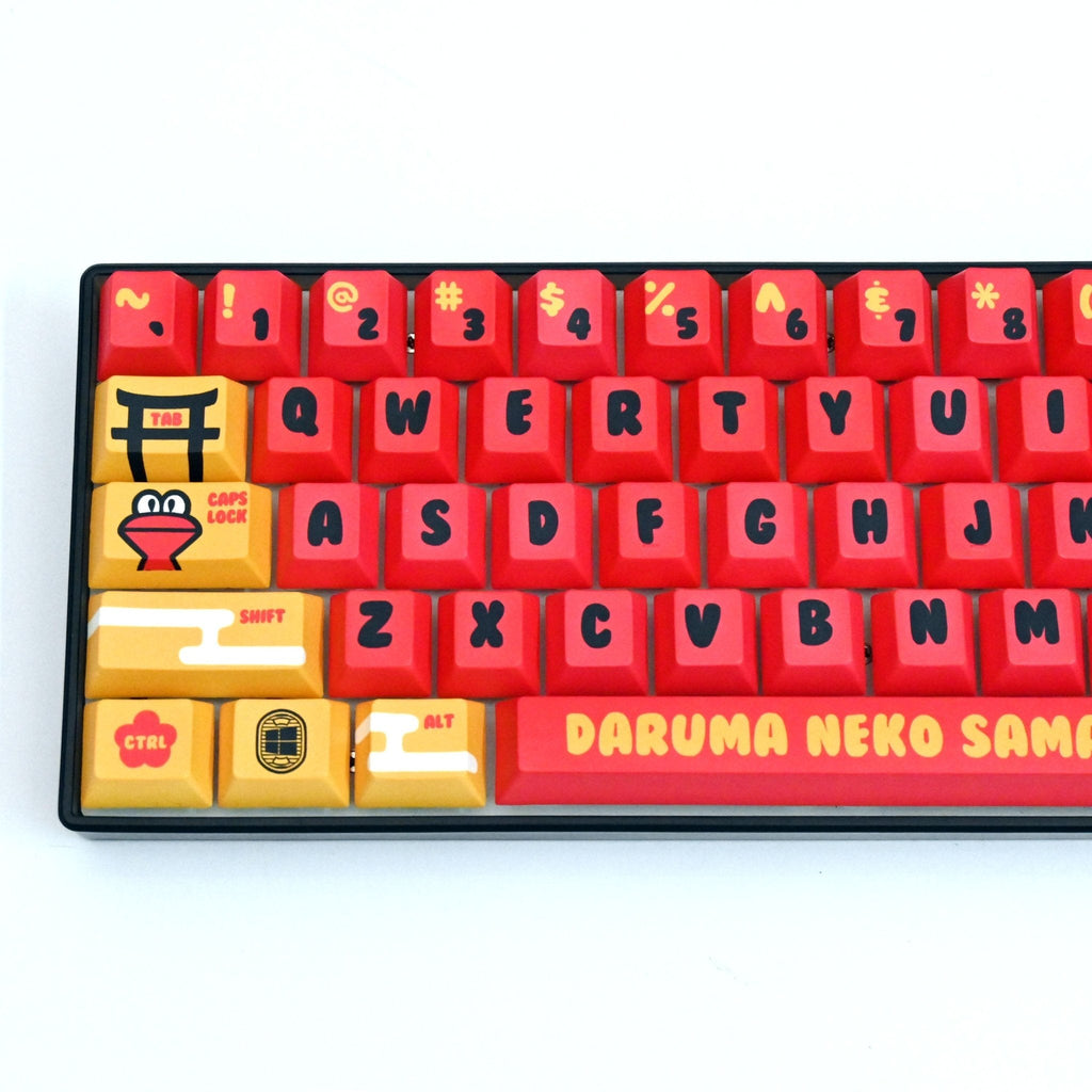 Daruma Neko Sama keycap set by Michael Chuah