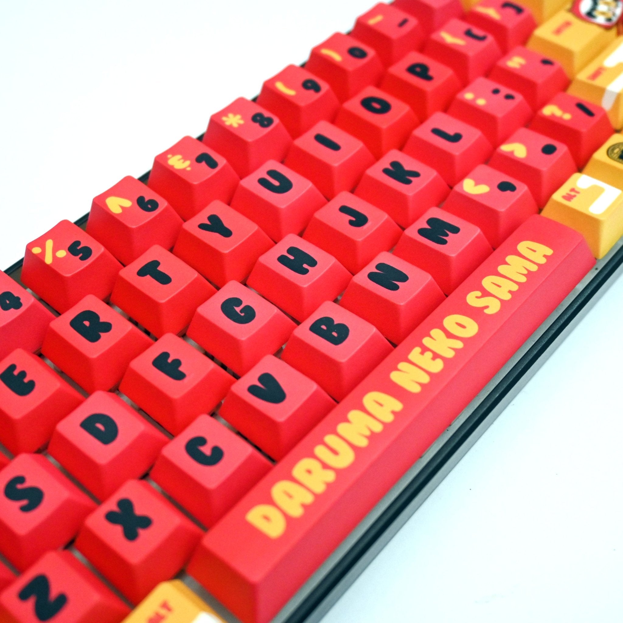 Daruma Neko Sama keycap set by Michael Chuah