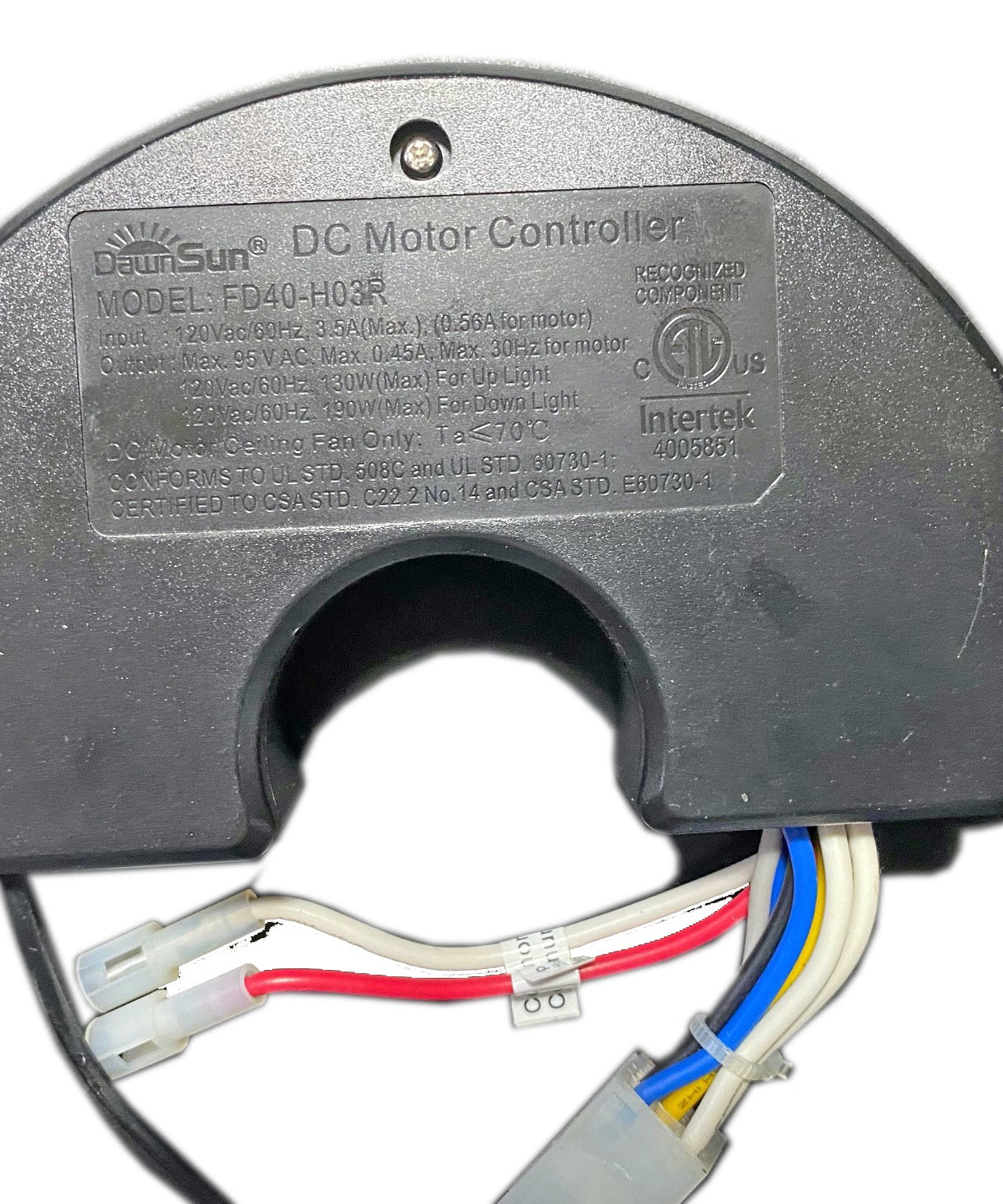 Substitute for Harbor Breeze FD40-H03R for Wakefield Ceiling Fan Receiver [FD40-H03R]