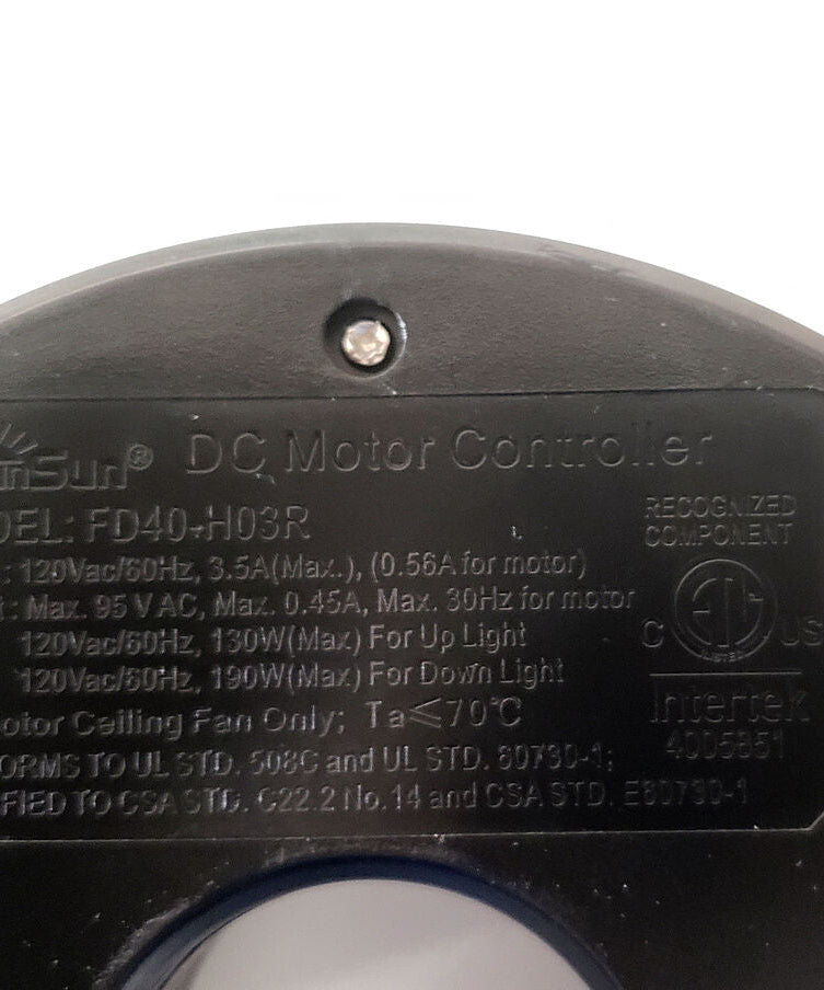 Substitute for DawnSun FD40H03R DC Motor Ceiling Fan Receiver [FD40-H03R]