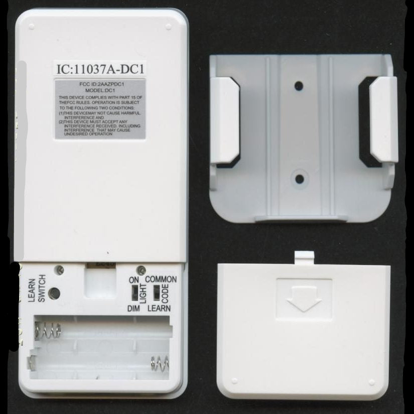Anderic DC1 Replacement Ceiling Fan Remote Control for Hampton Bay, Monte Carlo, and others