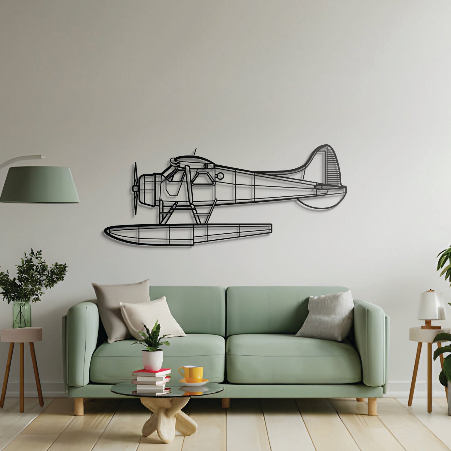 De Havilland Beaver Metal Aircraft Wall Art - NCP0059
