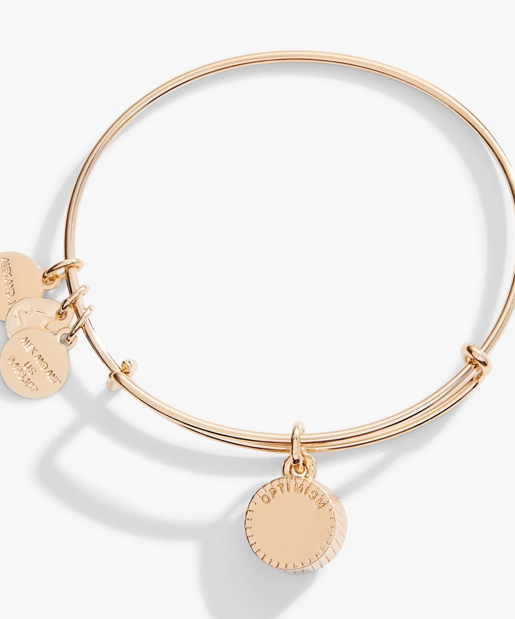 December Birthstone Charm Bangle, Blue Zircon